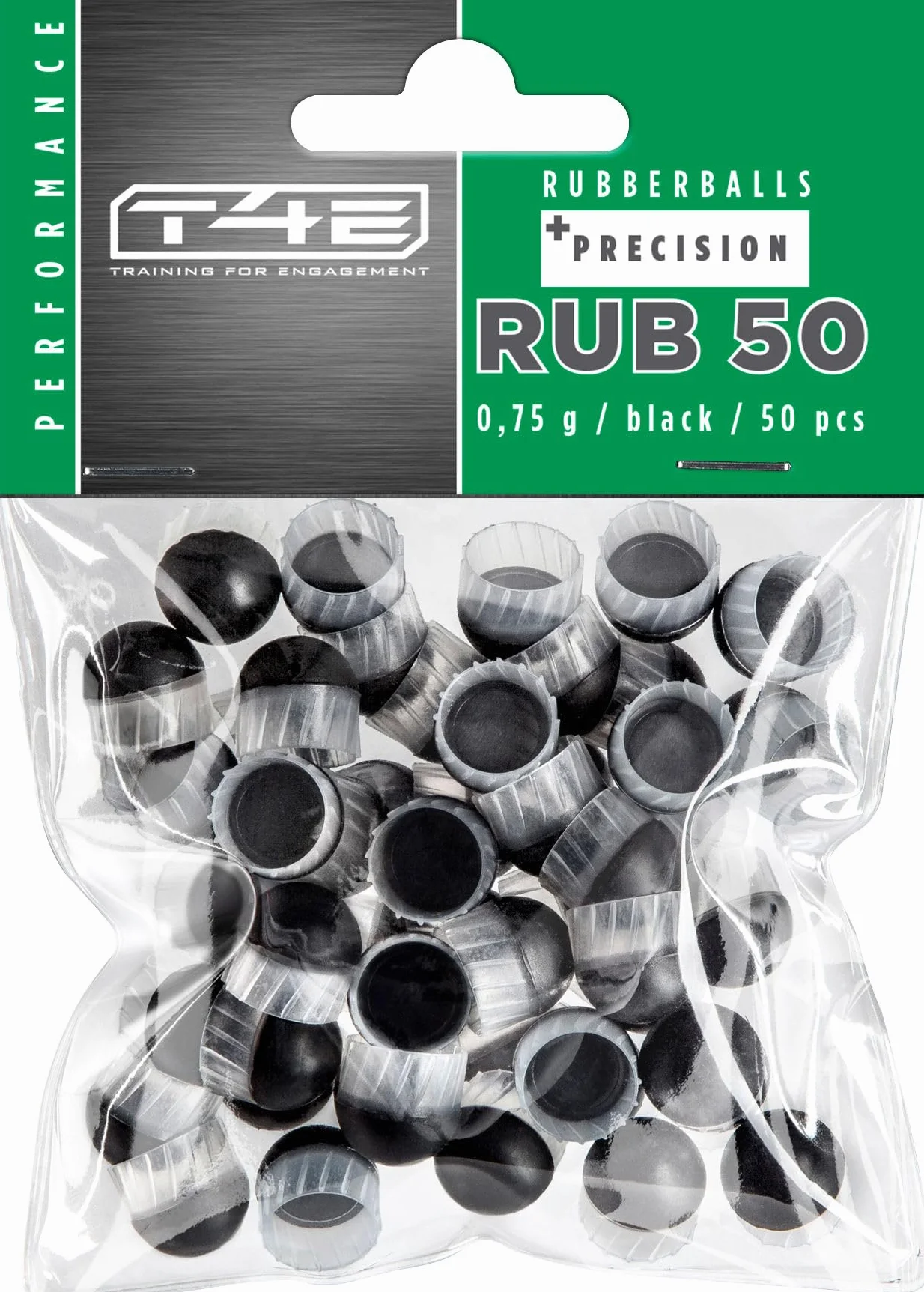 UMAREX T4E .50" Precisión Negra 0,75G Lote de 50