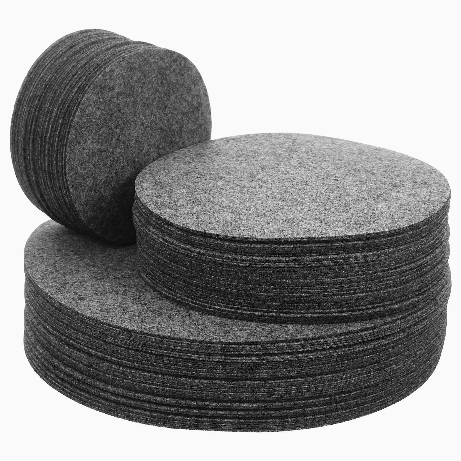 144 Protectores de Ollas y Sartenes de Fieltro Redondos para Cocina en Casa y Restaurante, Separadores de Platos para Evitar Arañazos y Almacenamiento Seguro