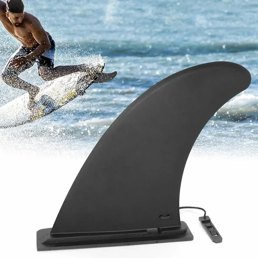 Aleta Central de Tabla de Surf, Aleta Paddle Surf, Quilla de Paddle Surf, Aleta de Tabla de Surf Hinchable, Plug-in Sup Fin, 9in, ABS, para Surf, Stand Paddle Board, Kayak, Longboard Surfboard Fins
