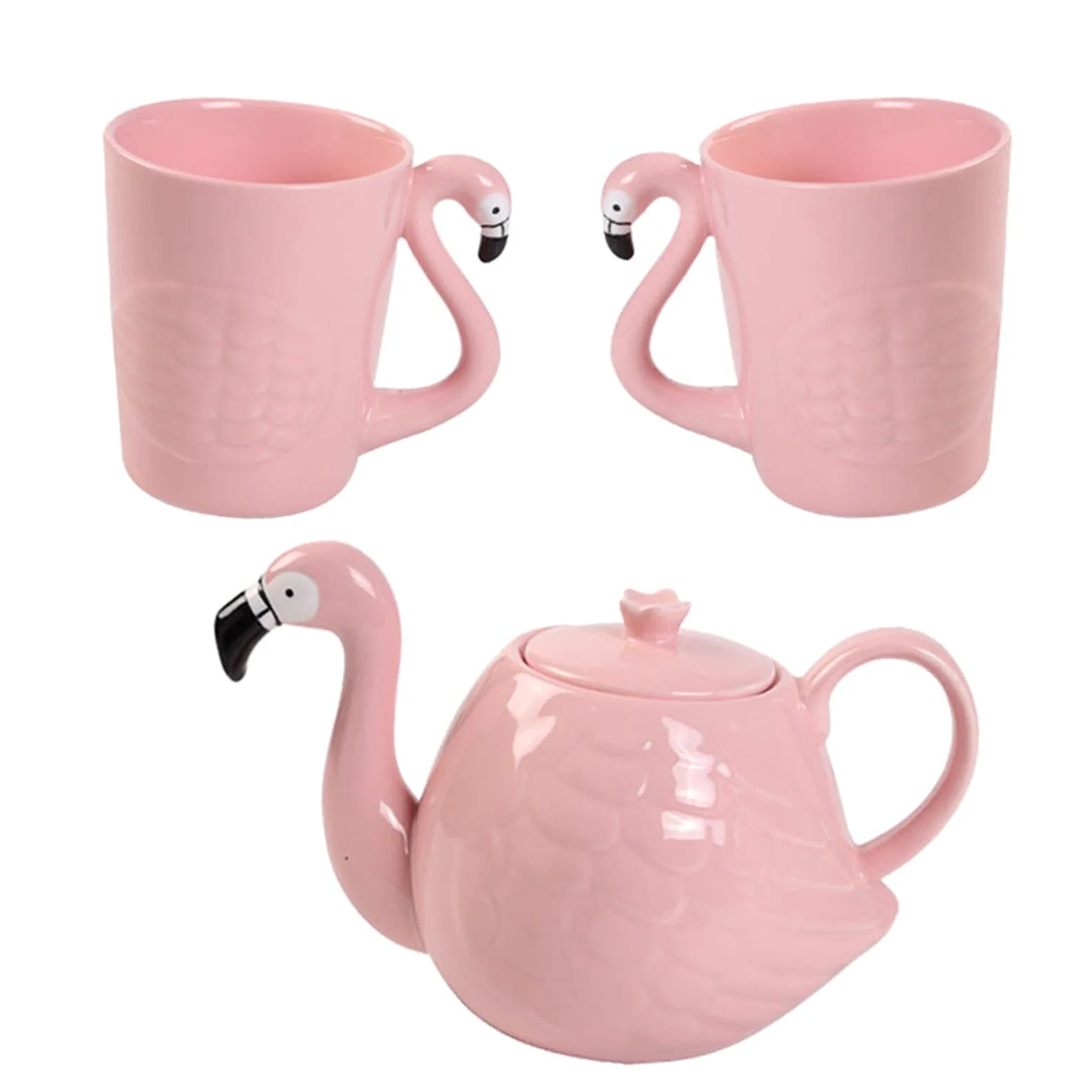 Jarra Agua Fria Juego de jarra de agua rosa con tapa de cerámica de la taza con el hogar del asa for el agua fría / caliente, té helado y jugos infundidos de frutas Jarra Agua Detox Frutas