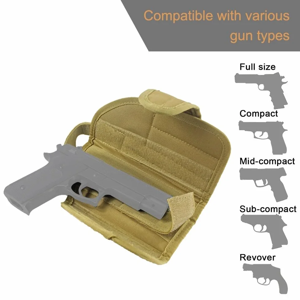 Fundas de Pistola Molle Ajustables Ocultas para Varios Modelos