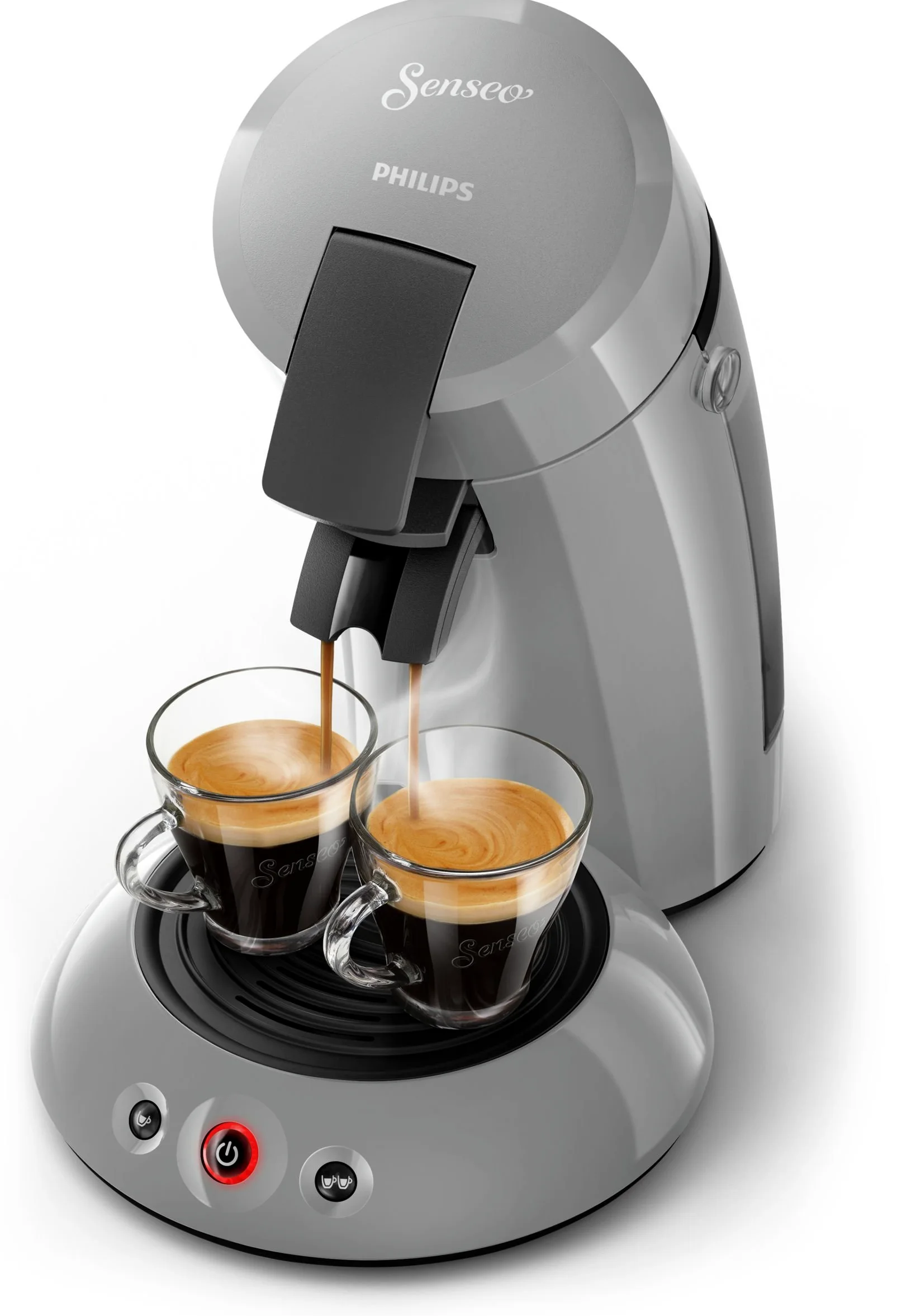 Senseo Original HD6553/70 - Cafetera (Independiente, Máquina de café en cápsulas, 0,7 L, Dosis de café, 1450 W, Gris)