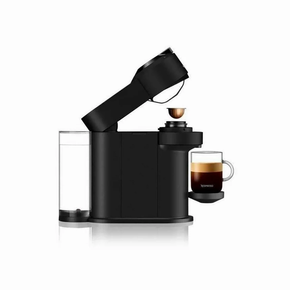 Krups Nespresso Cafetera, Cafetera de cápsulas, 5 tamaños de tazas, Café largo, Amplia selección de bebidas, Vertuo Next, Negro YY4606FD