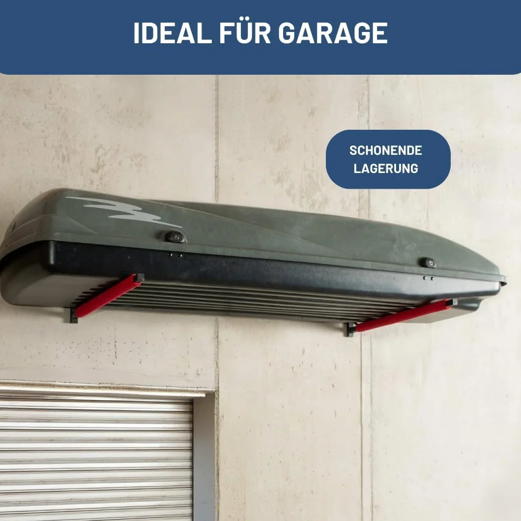 Pallit Soporte de pared universal 40 kg para cajas de techo canoas tablas de surf