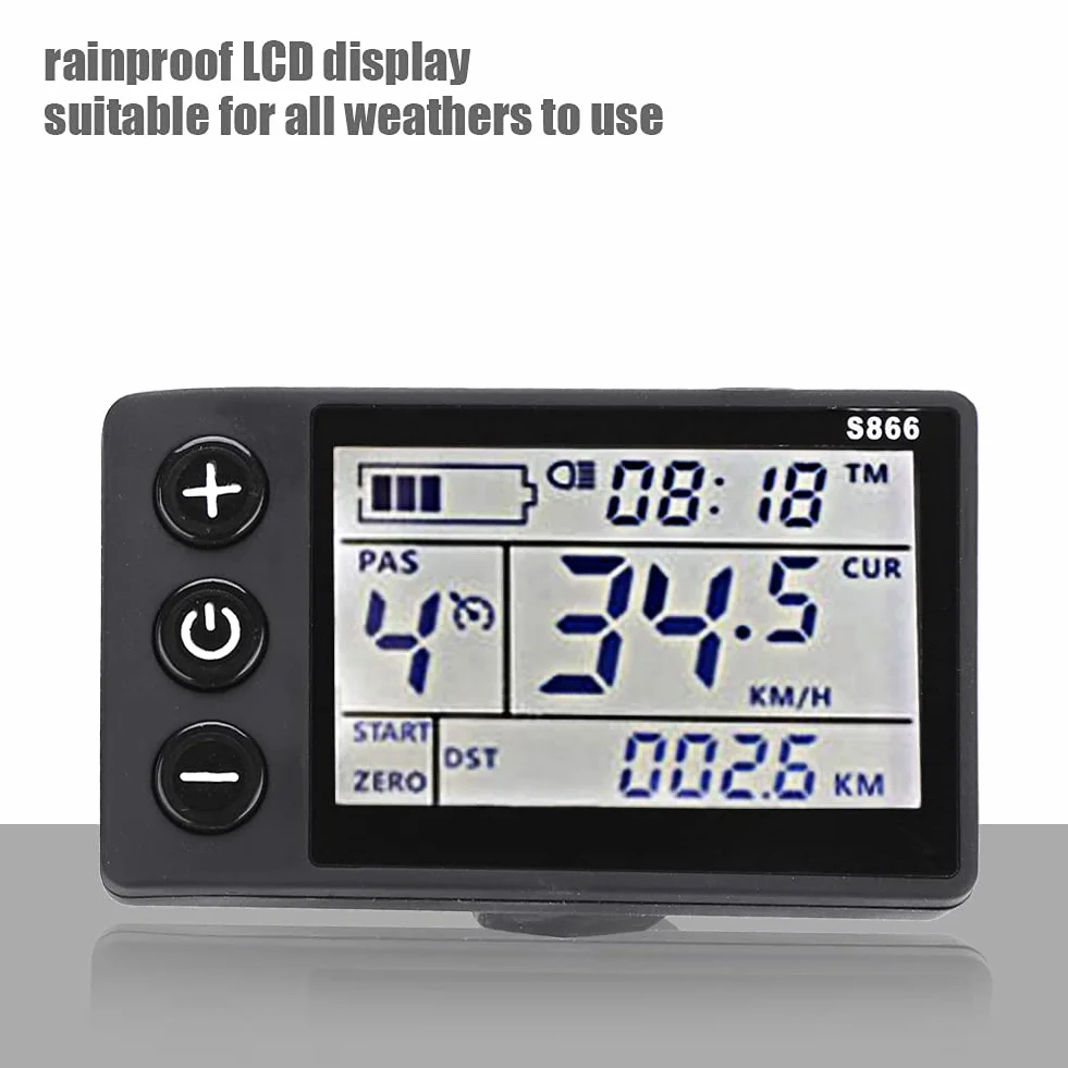 BuyWeek E-Bike Brushless Motor Controller 24V 36V 250W 350W LCD Display