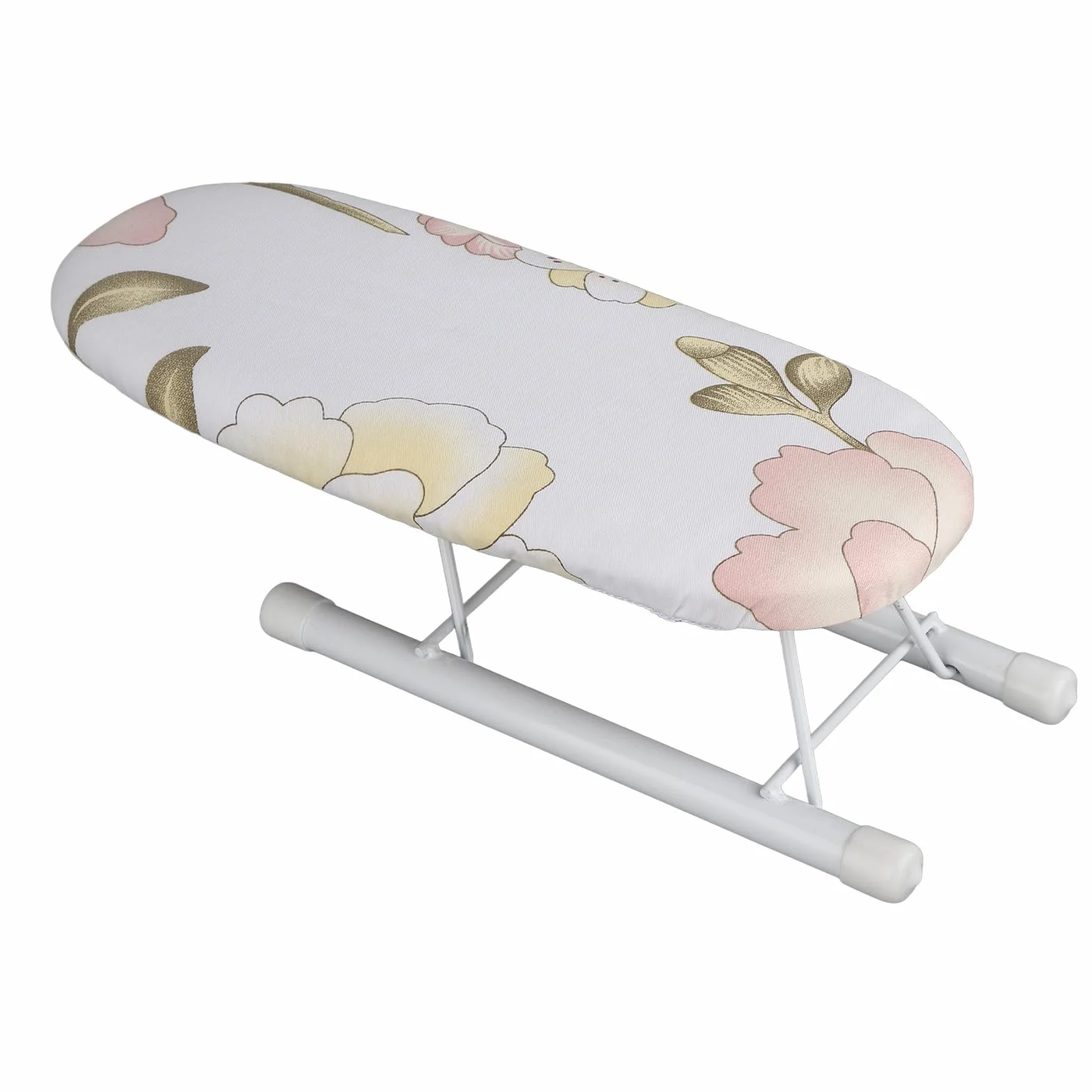 Yctze Mini Tabla de Planchar Plegable para Viajes y Hogar con Funda Extraíble y Resistencia a Altas Temperaturas (peonía)