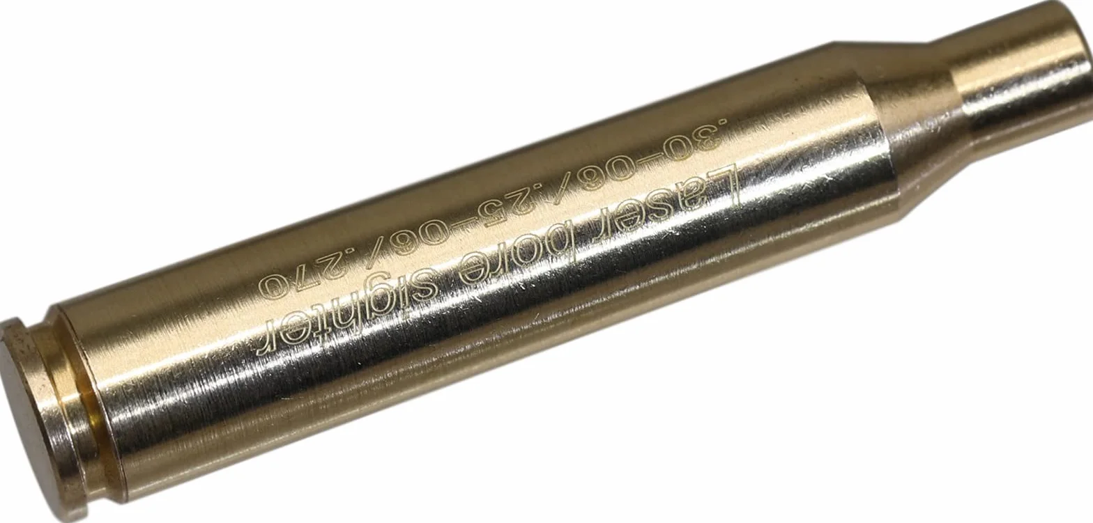 Bore Sight Red Dot Cartucho 30-06 25-06 270 con 2 Baterías