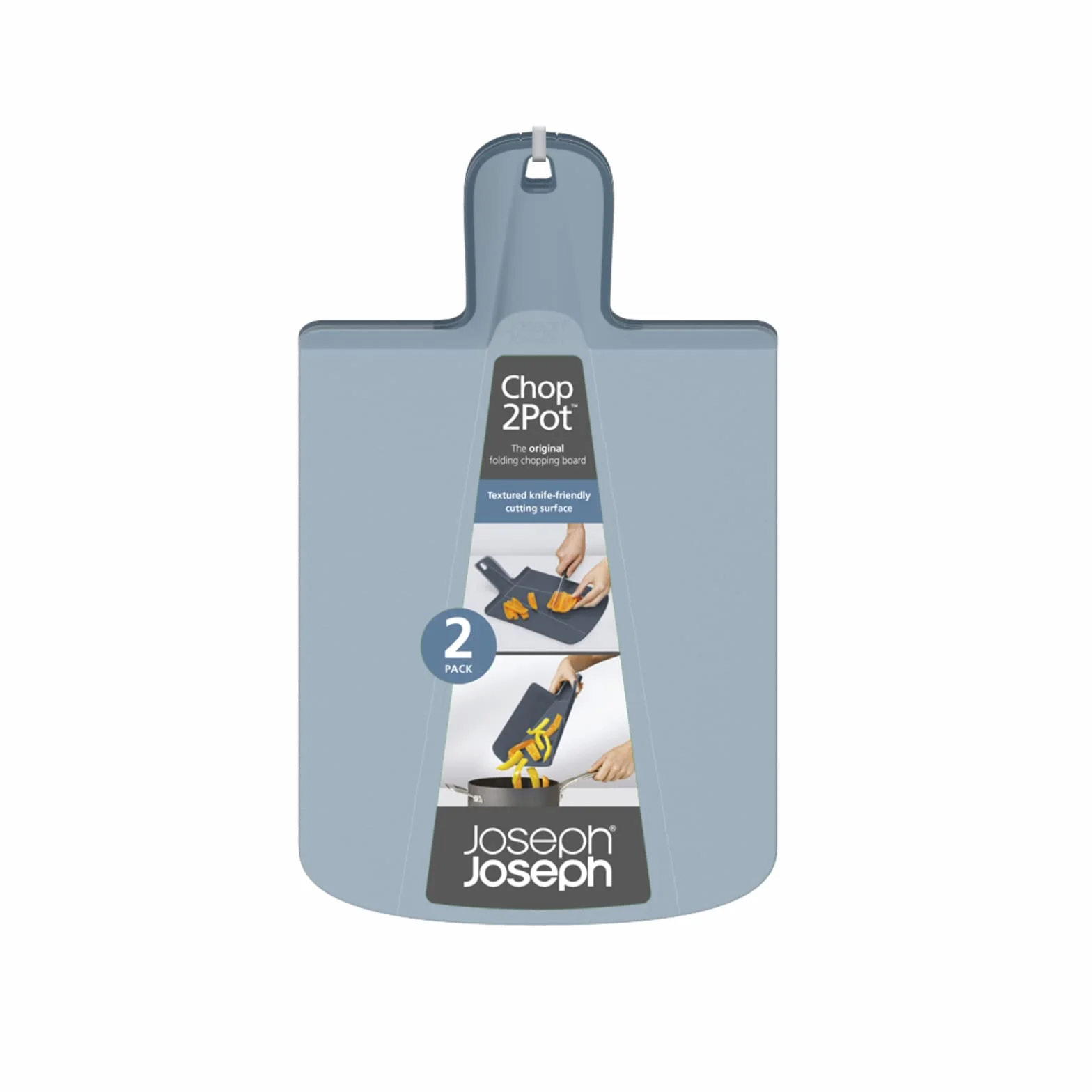 Joseph Joseph Chop2Pot Plus, Paquete doble pequeño, Sky
