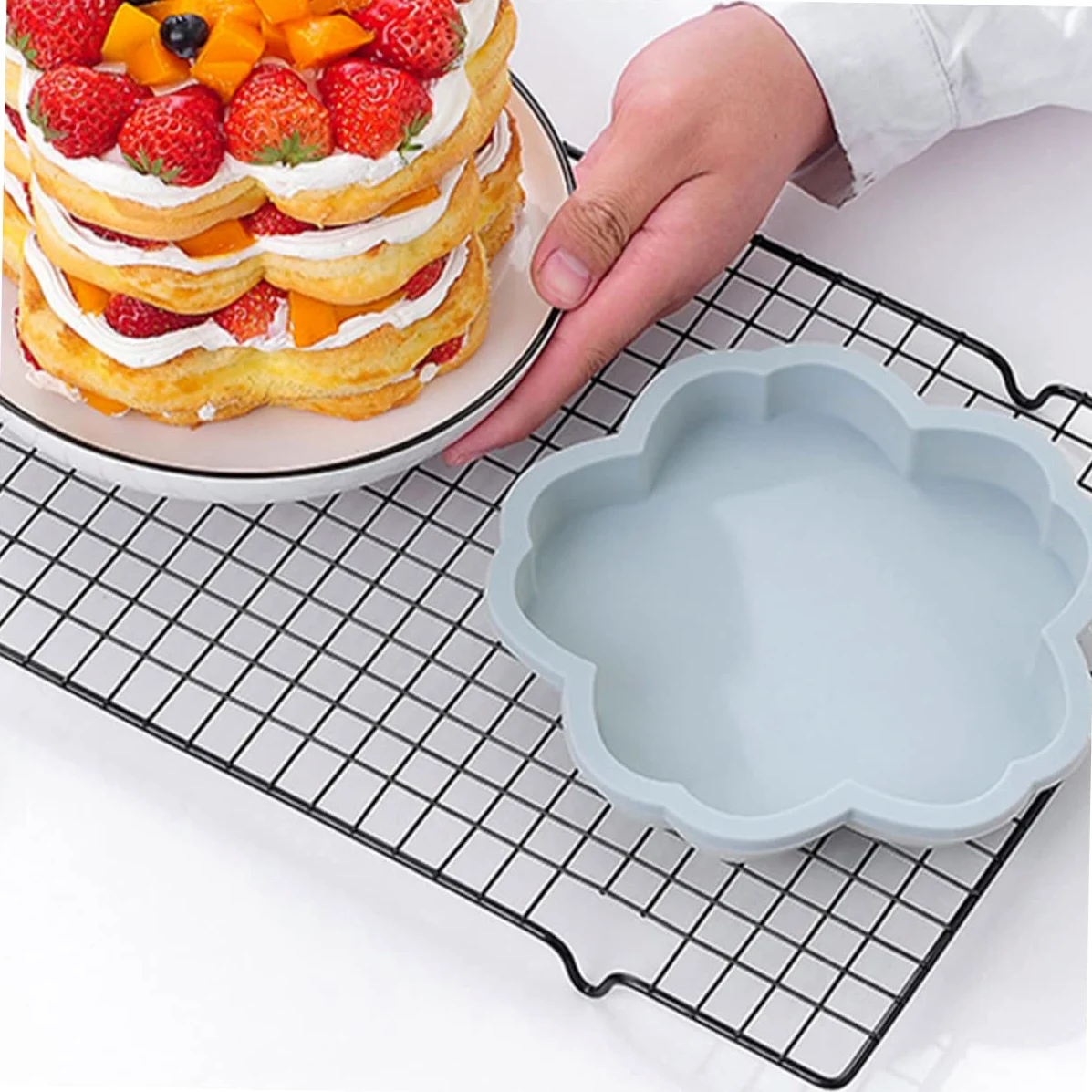 IMIKEYA 4piezas Molde De Para Pasteles Forma De Para Repostería y Decoración De Postres Cumpleaños y Celebraciones
