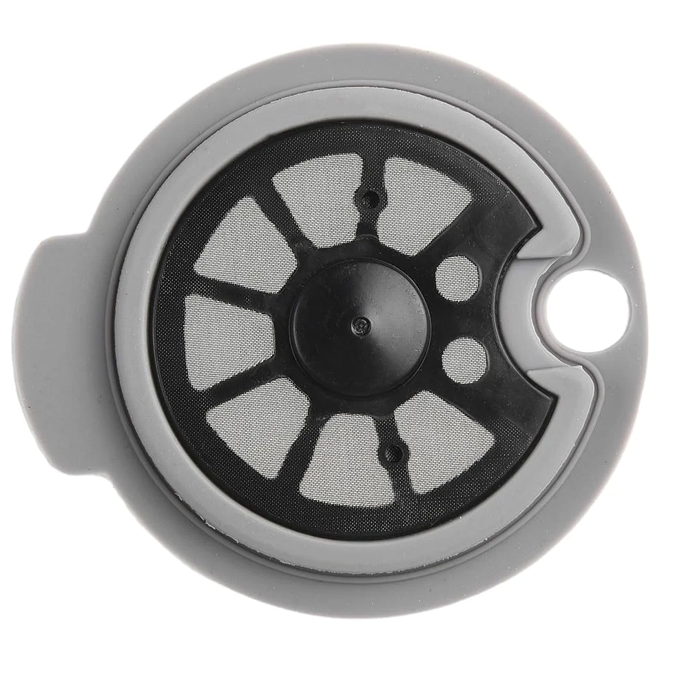 Filtro de cápsulas de café reutilizable para máquinas Bosch, cápsula de café con tapa de silicona y cepillo de limpieza, malla densa para un sabor rico