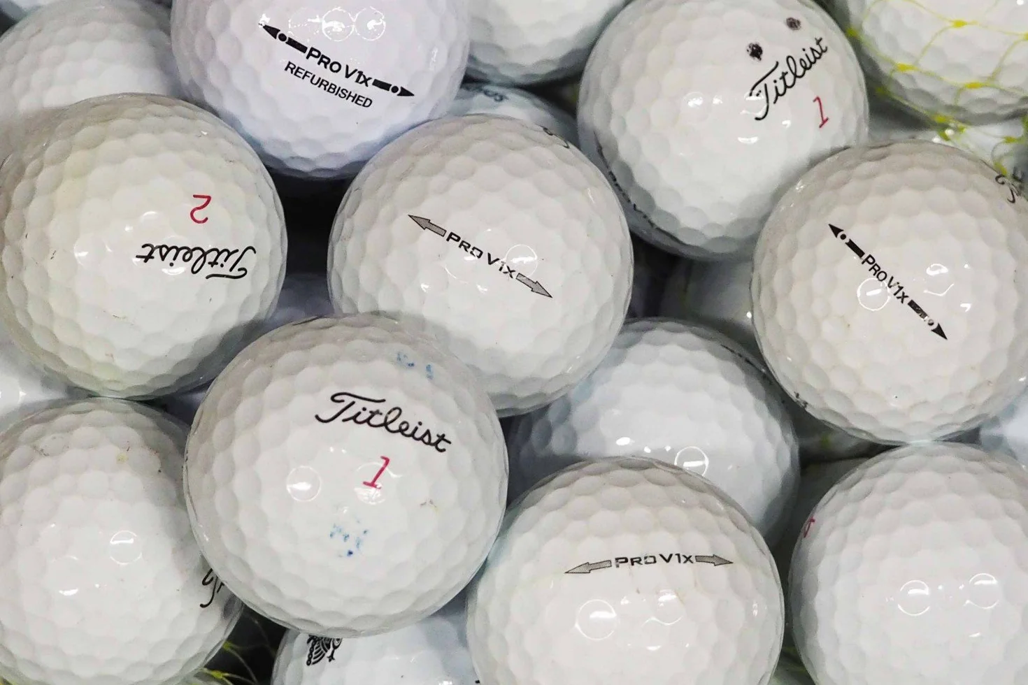 TITLEIST PRO V1X PELOTAS DE GOLF RECUPERADAS CALIDAD AAA