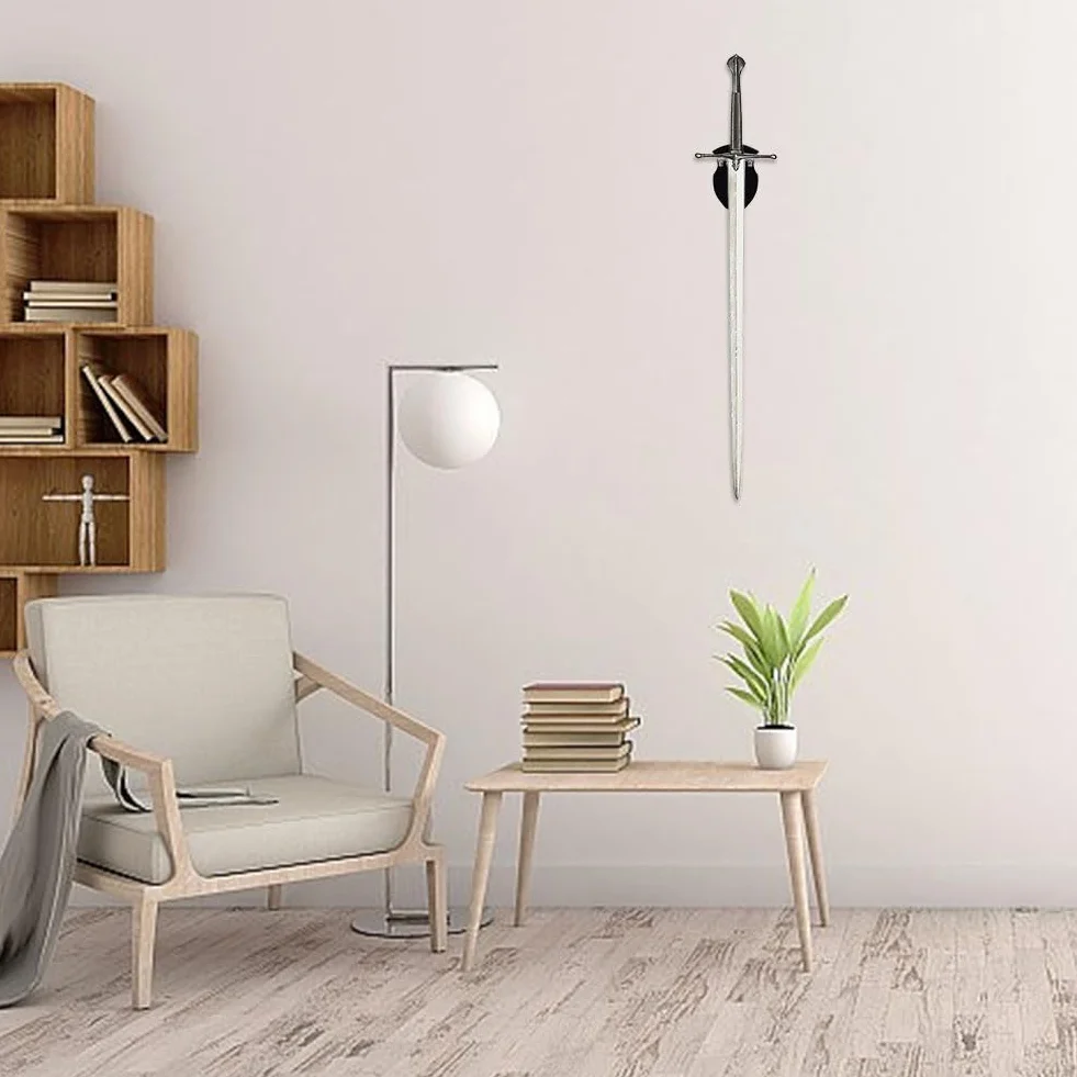 Kiuiom Colgador para Espadas de Pared, Soporte para Hachas, Exhibición Vertical