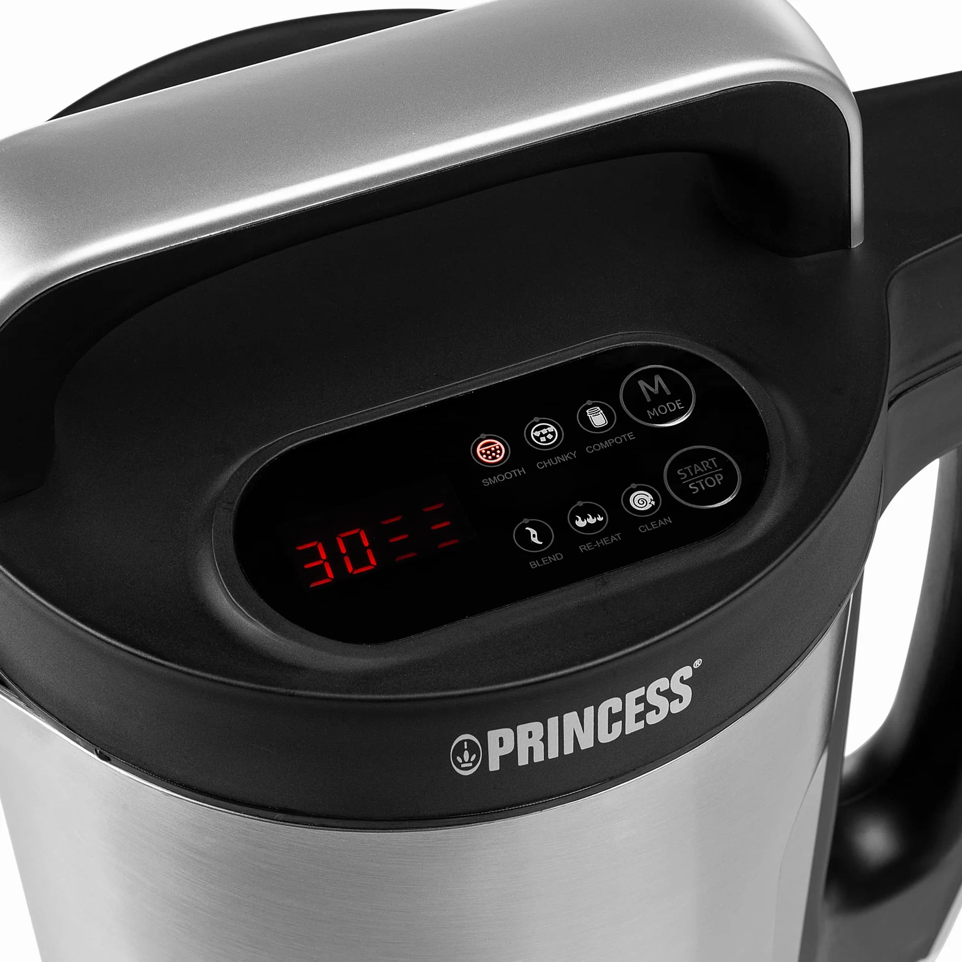 Princess 214002 Máquina para hacer sopa, batidos, salsas y compotas, Acero Inoxidable
