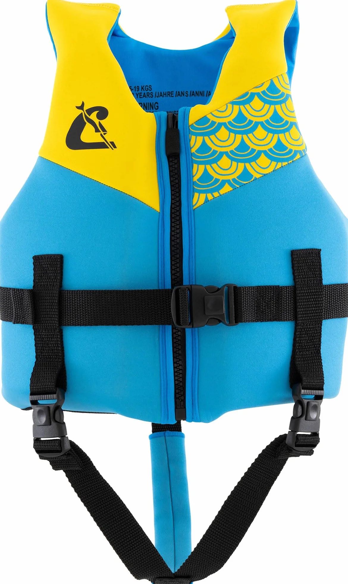CRESSI Froggy Neoprene Swim Vest - Chaleco de Natación para Niños Equipado con Dos Asas - Una Ayuda Excelente para Flotar y Mantener el Equilibrio en el Agua