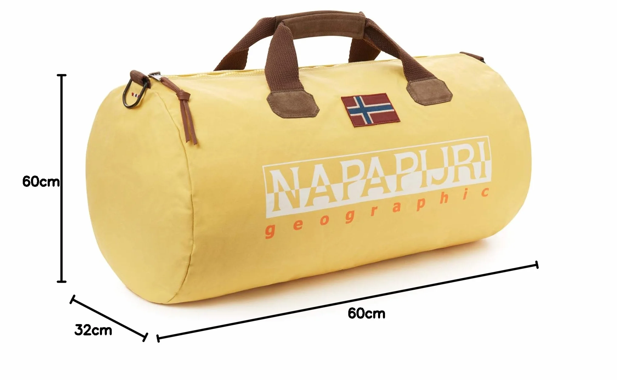 Napapijri BERING Bolso de gimnasio 60 cm Amarillo Spark Yellow