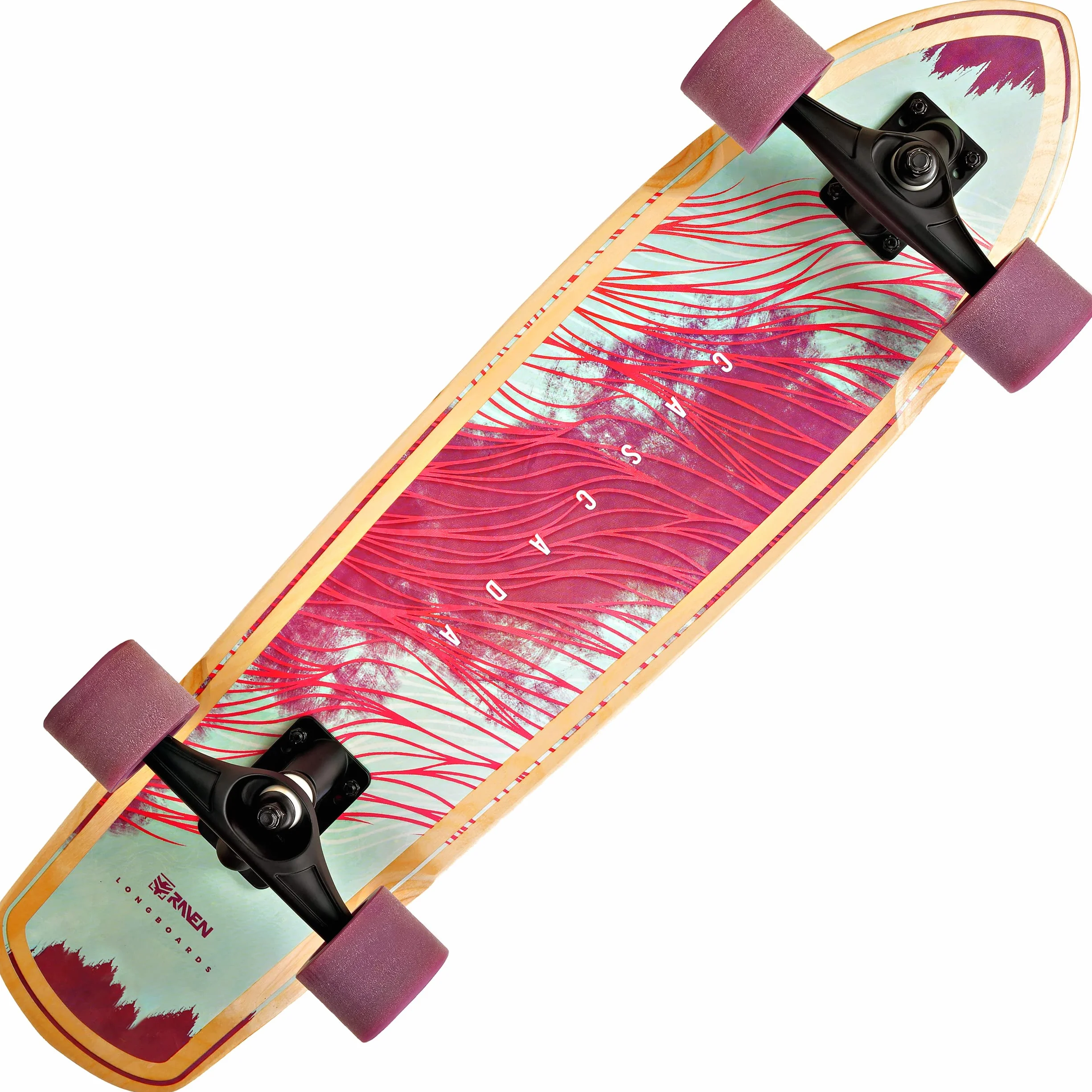 Monopatín Longboard Cuervo Cascada