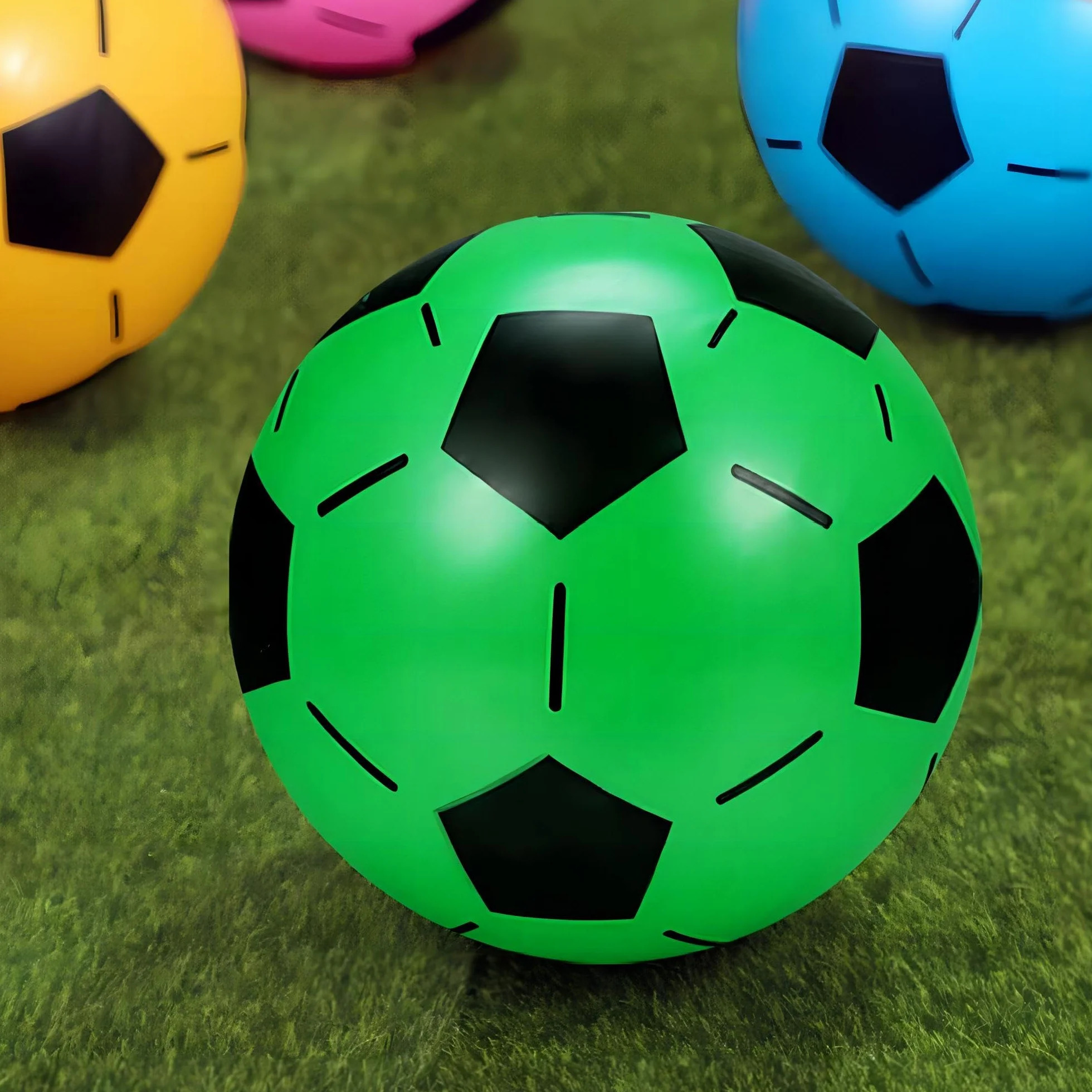 Balón de fútbol 20 cm 12 piezas plástico