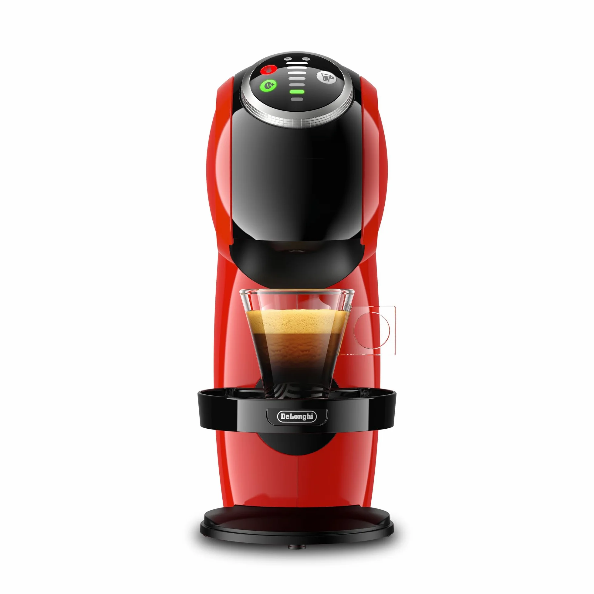 NESCAFÉ DOLCE GUSTO Genio Plus Line EDG315.R - Cafetera automática de cápsulas, 15 bares de presión, 0.8 l, color rojo