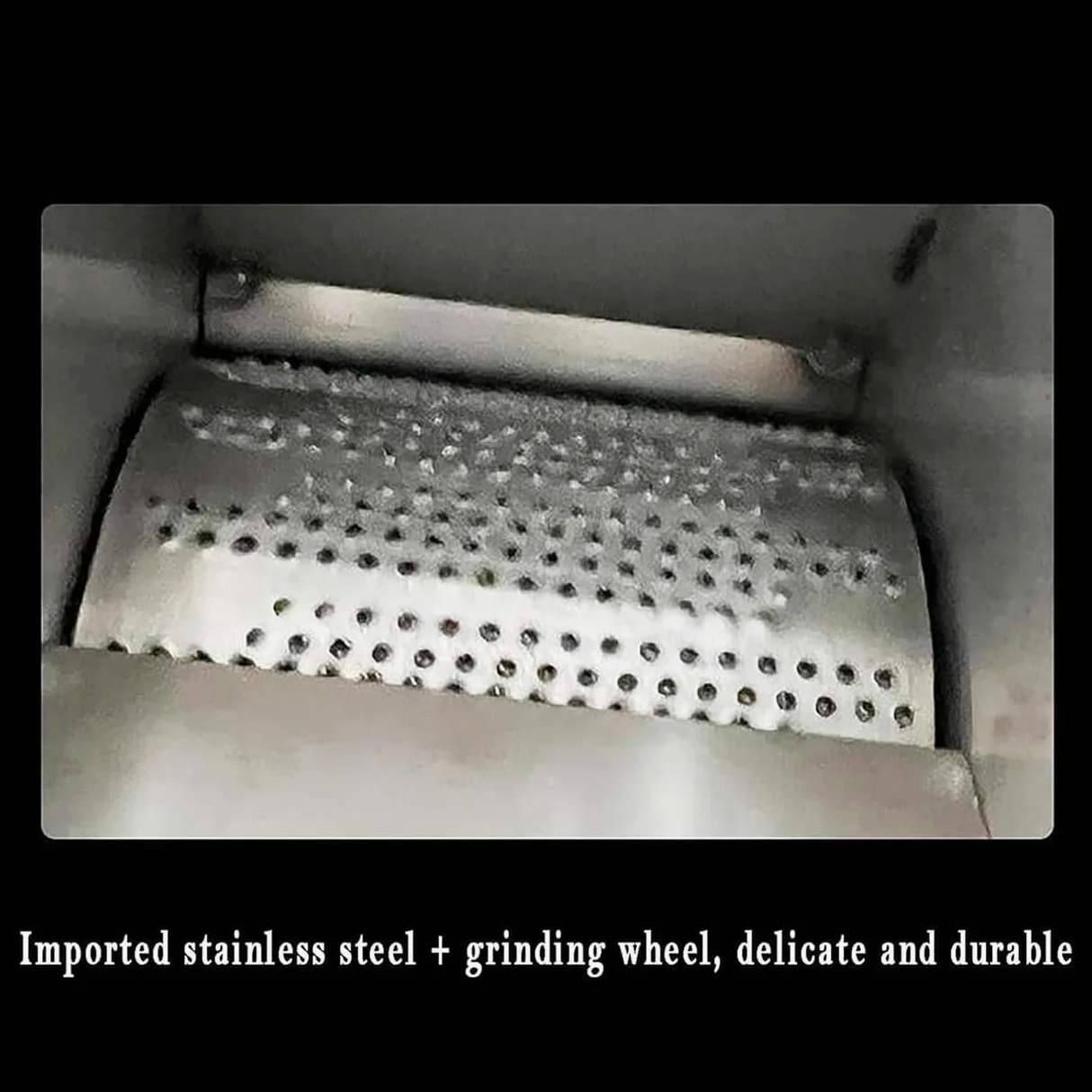 1100w Prensador De Papas De Acero Inox, Prensador De Papas Eléctrico Comercial, Prensa De Alimentos, Frutas Picadora De Verduras, Con Eje De Molienda De Precisión Y Engranaje, Rendimiento 100-200Kg/H