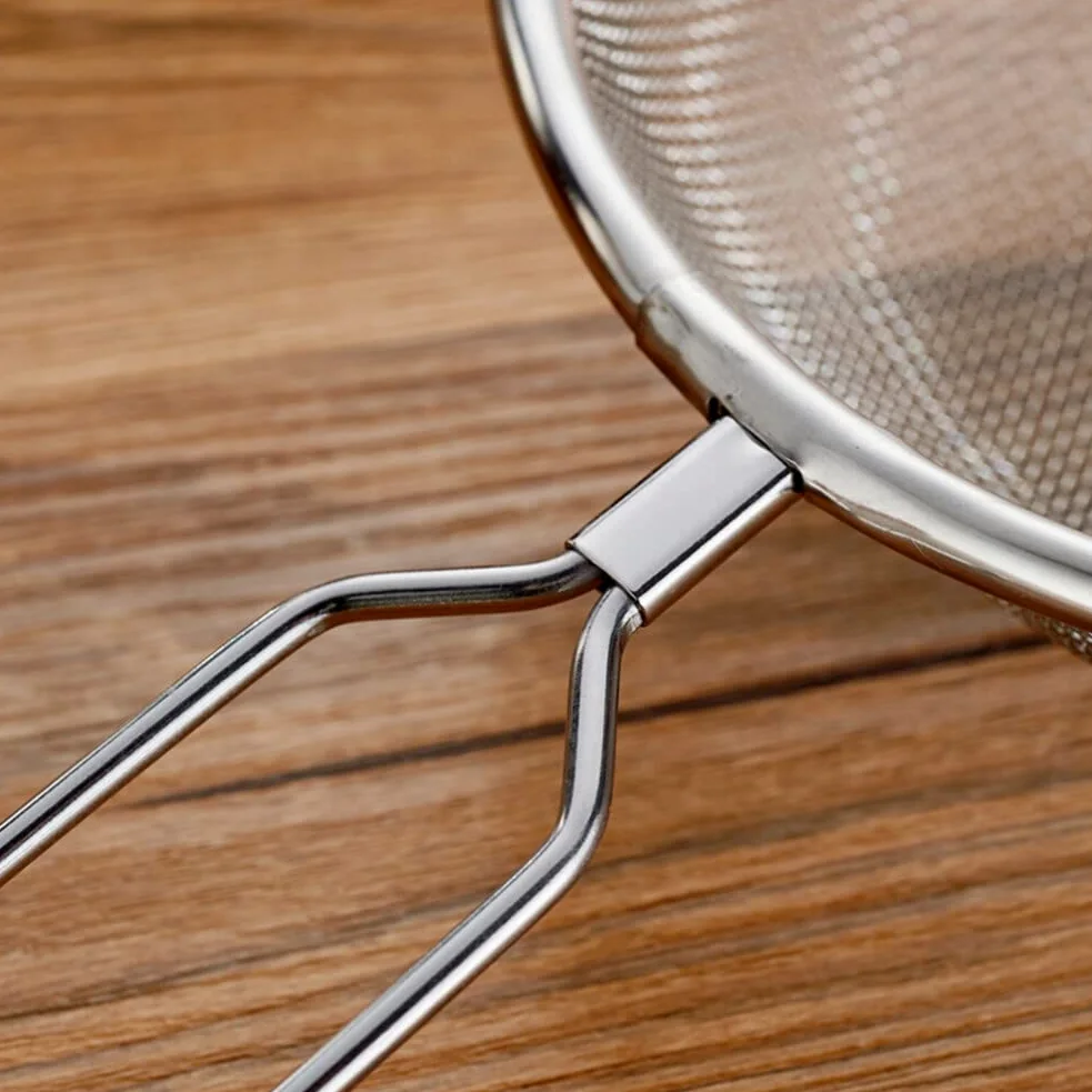 Colador de Malla Fina de Acero Inoxidable: colador de Cocina versátil de 8 Pulgadas para Fideos, arroz, harina y más