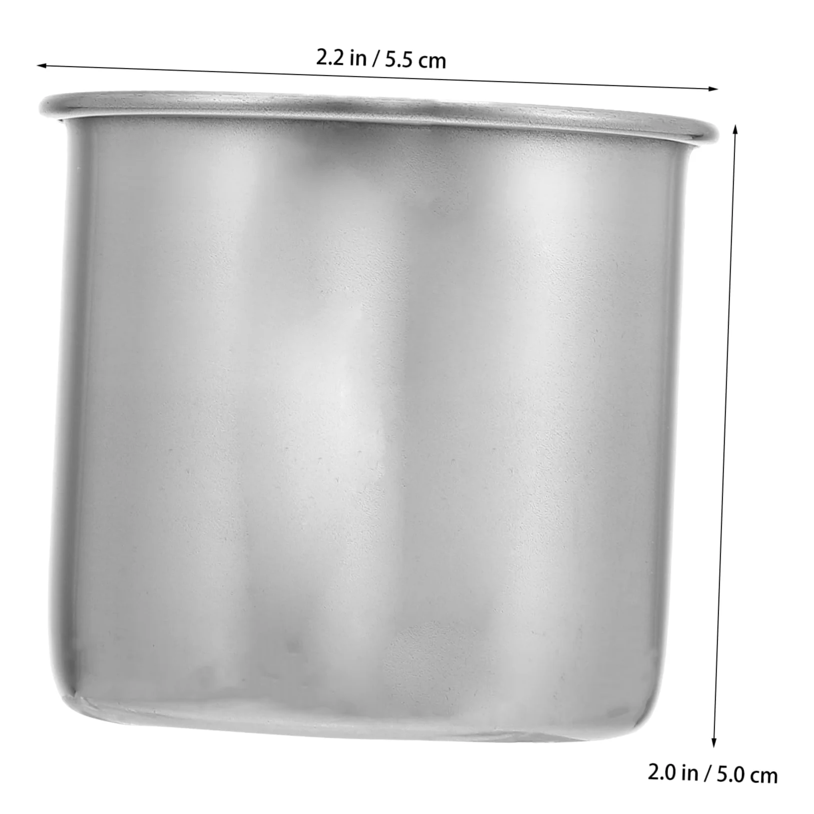 6 Piezas Vasos Medidores Pequeños Inoxidable Vasos para Medicina sin Prácticos y Duraderos para Uso Doméstico y Restauración