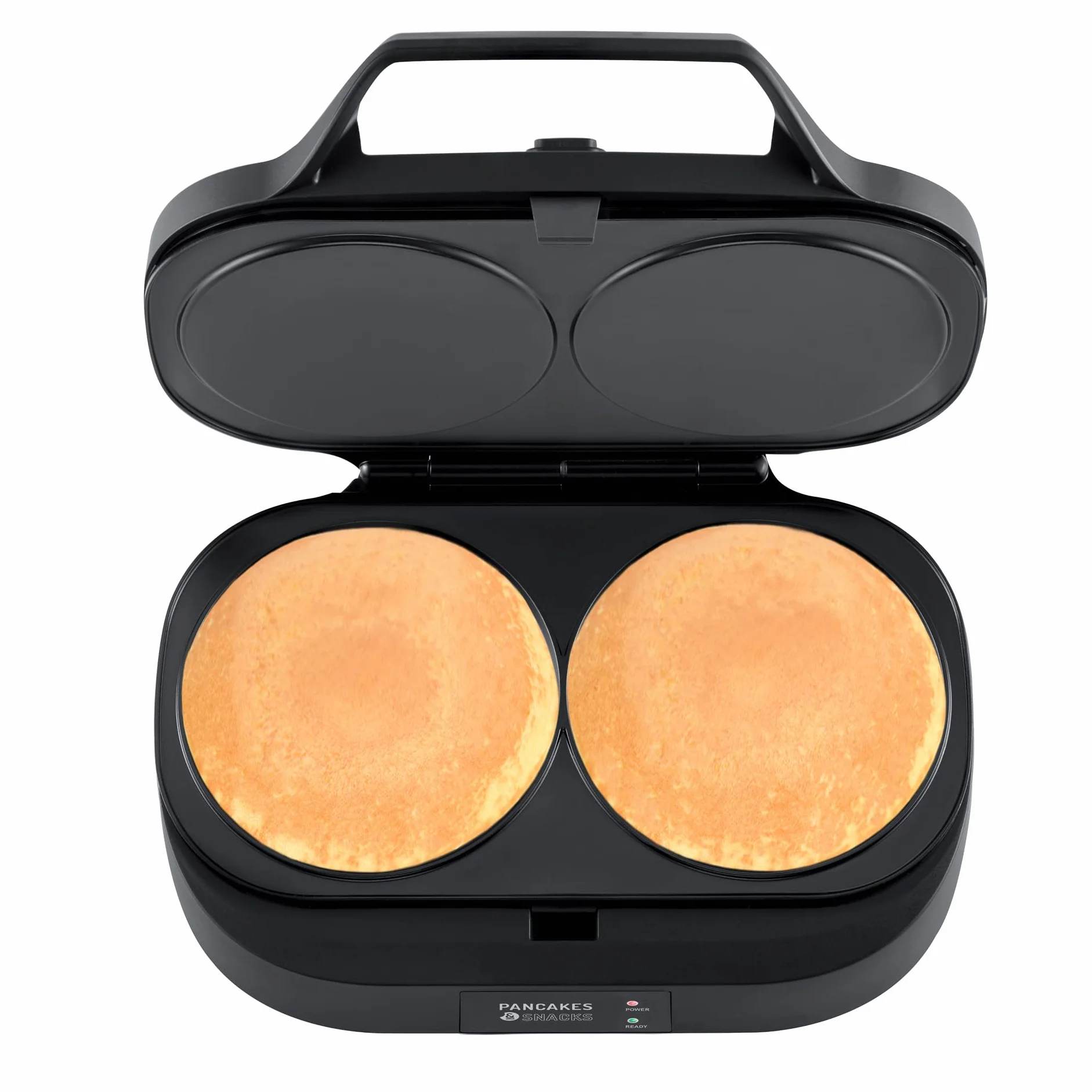Flama Máquina de Tortitas, Crepes o Pancakes 4901FL, 1300W, 2 cavidades, Superficie Antiadherente, Panel de Control Digital