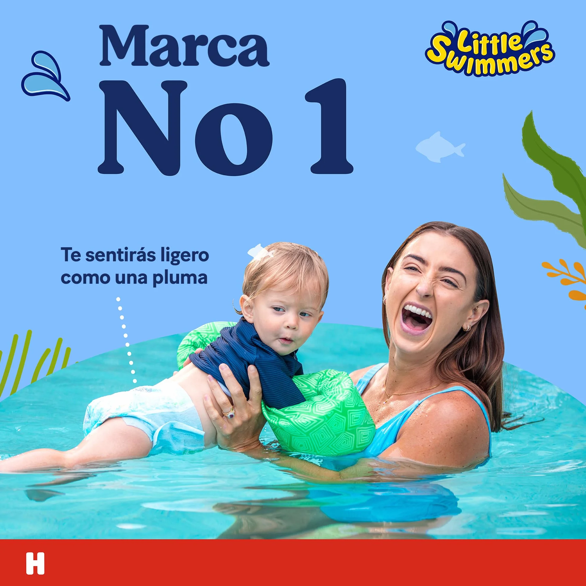 Huggies Little Swimmers Pañales Bañadores para Bebé Talla 3-4, 20 Unidades