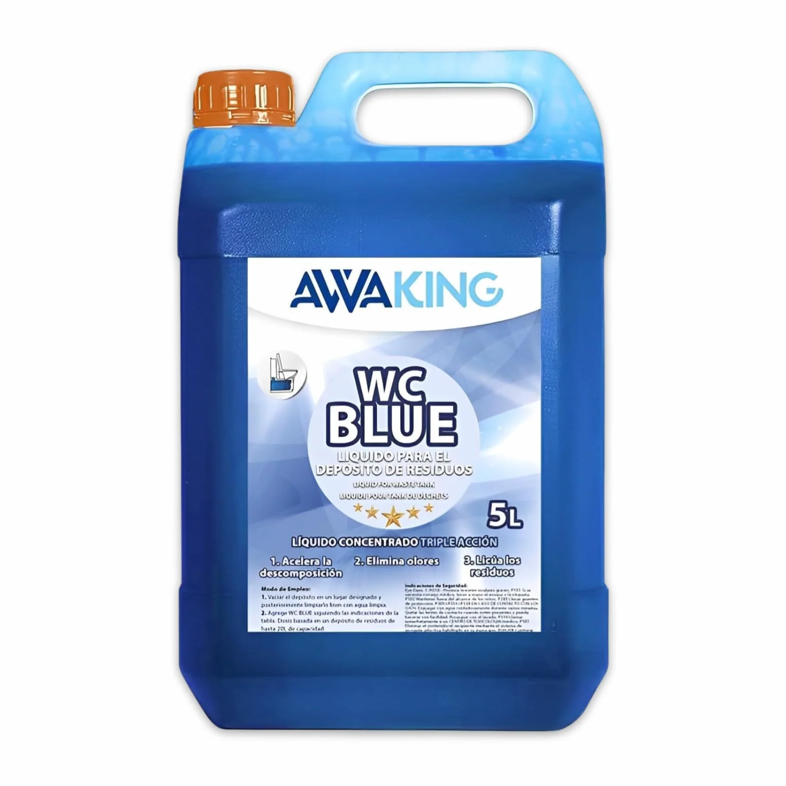 AWAKING Liquido WC Quimico Blue 5L do wc portatil, autocaravana y camper