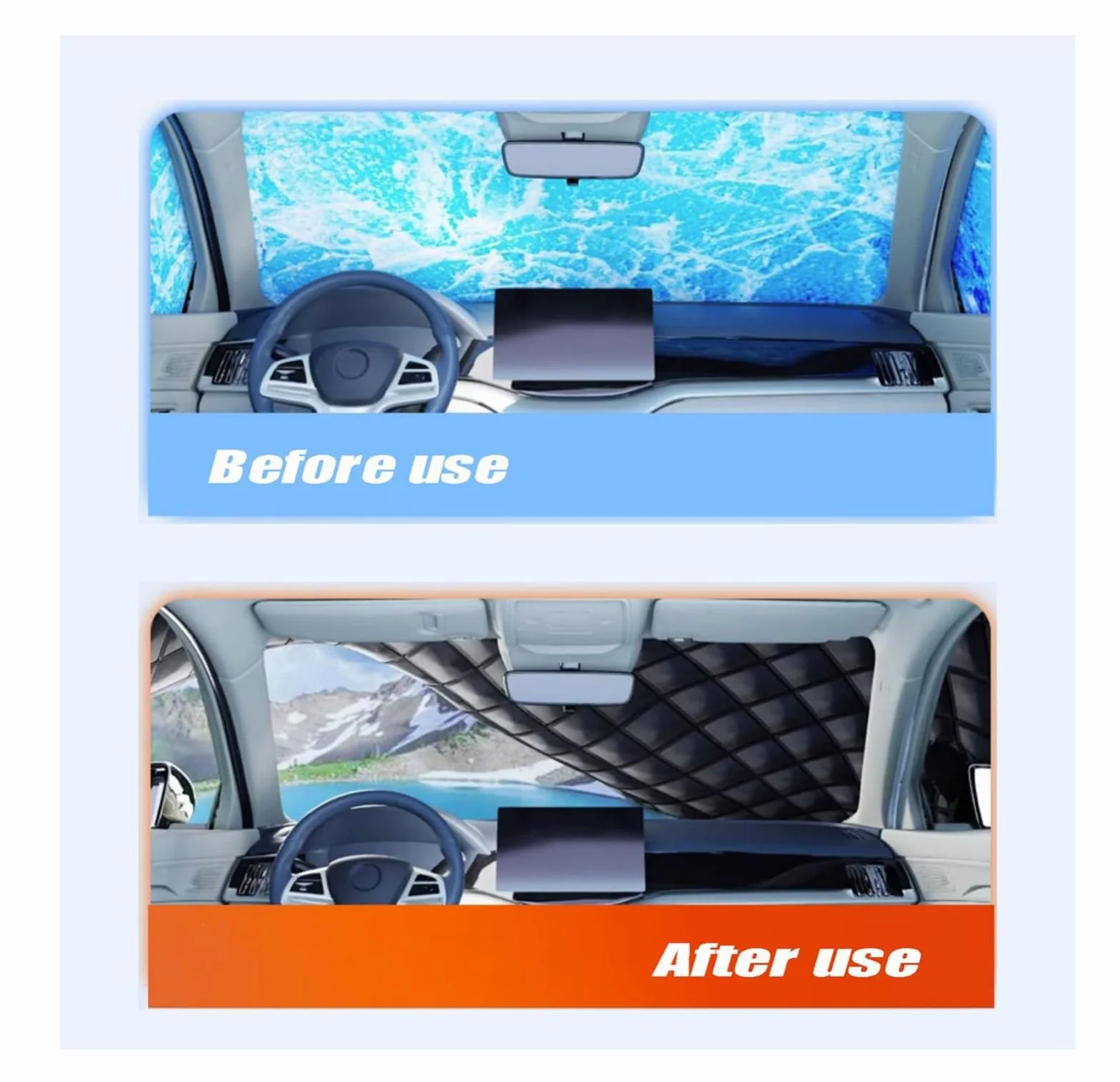 Funda Coche Antigranizo para Mercedes Viano Marco Polo 514x192,8x198cm Anti-caída de Rocas Anti-Granizo Extra Grueso