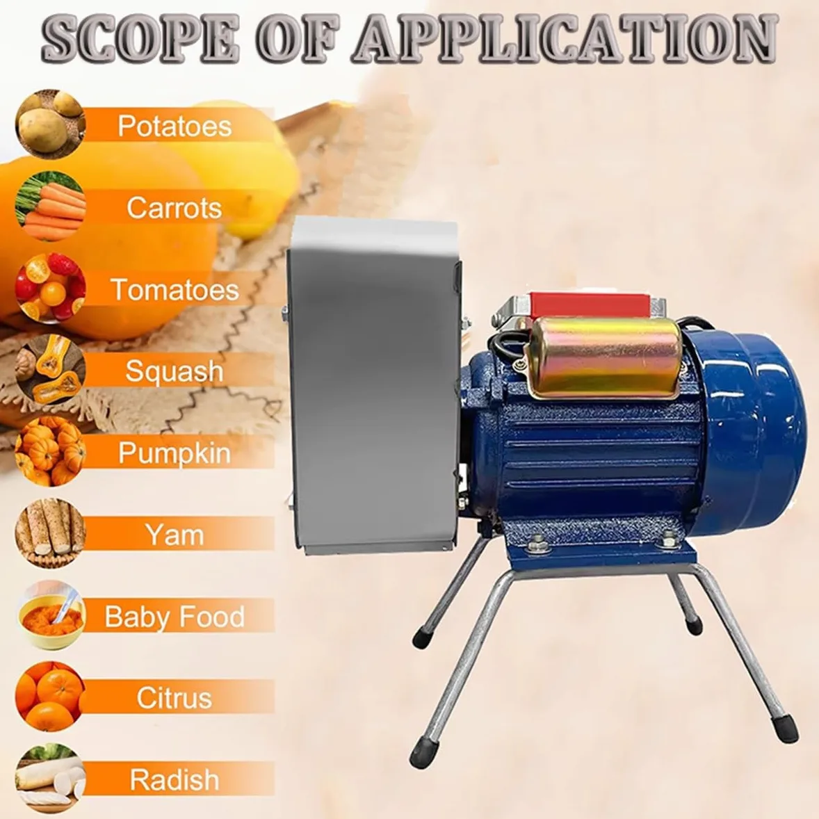 Machacador de Patatas eléctrico y Prensa de Alimentos de Alta Resistencia para sopas, Alimentos para bebés, Batidos, machacador de Patatas de Acero Inoxidable, Herramienta de Cocina