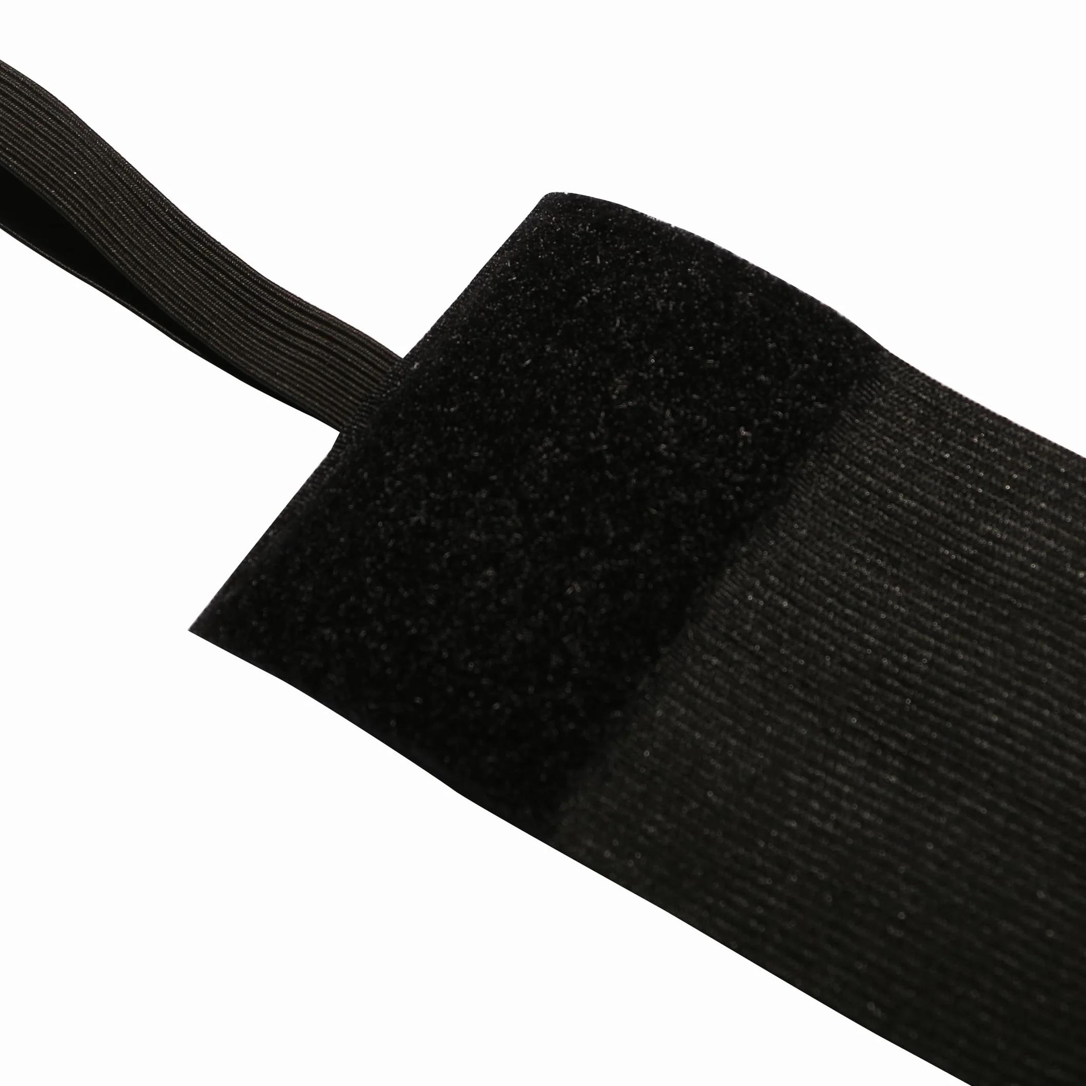Brazalete de Capitán de Fútbol Adulto Blanco y Negro - 2 Cintas