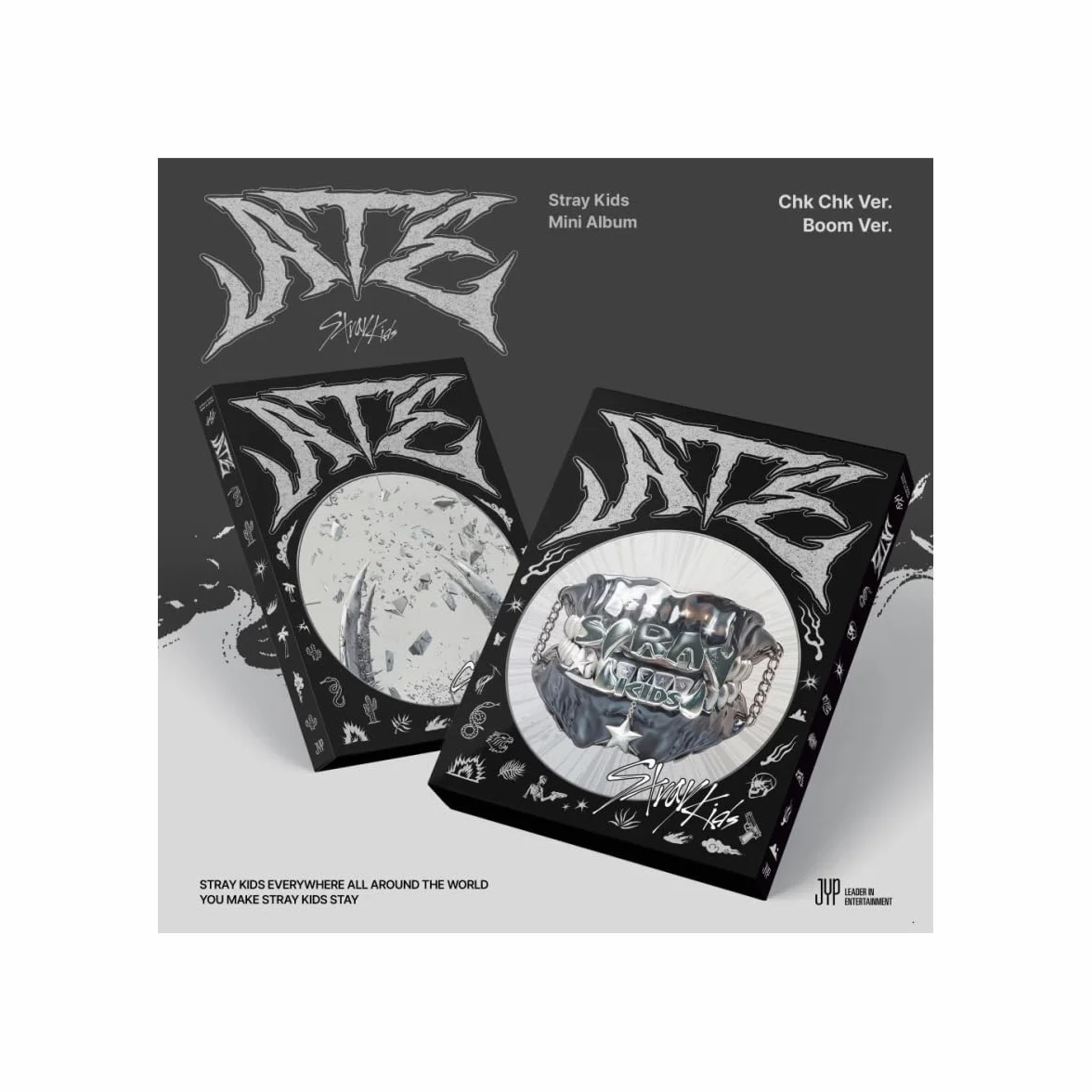 Stray Kids Genie Music Álbum ATE regalo de preventa versión Boom