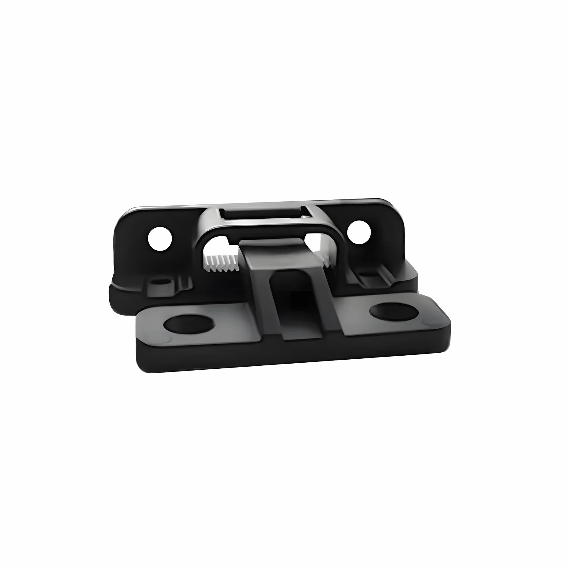 Keku AS-X Colgado Herraje Ajustables para Embutir Rapid Placas y Bastidor Cuelgue de un Conector para Mueble Capacidad Hasta 20kg Plástico (20 Par)