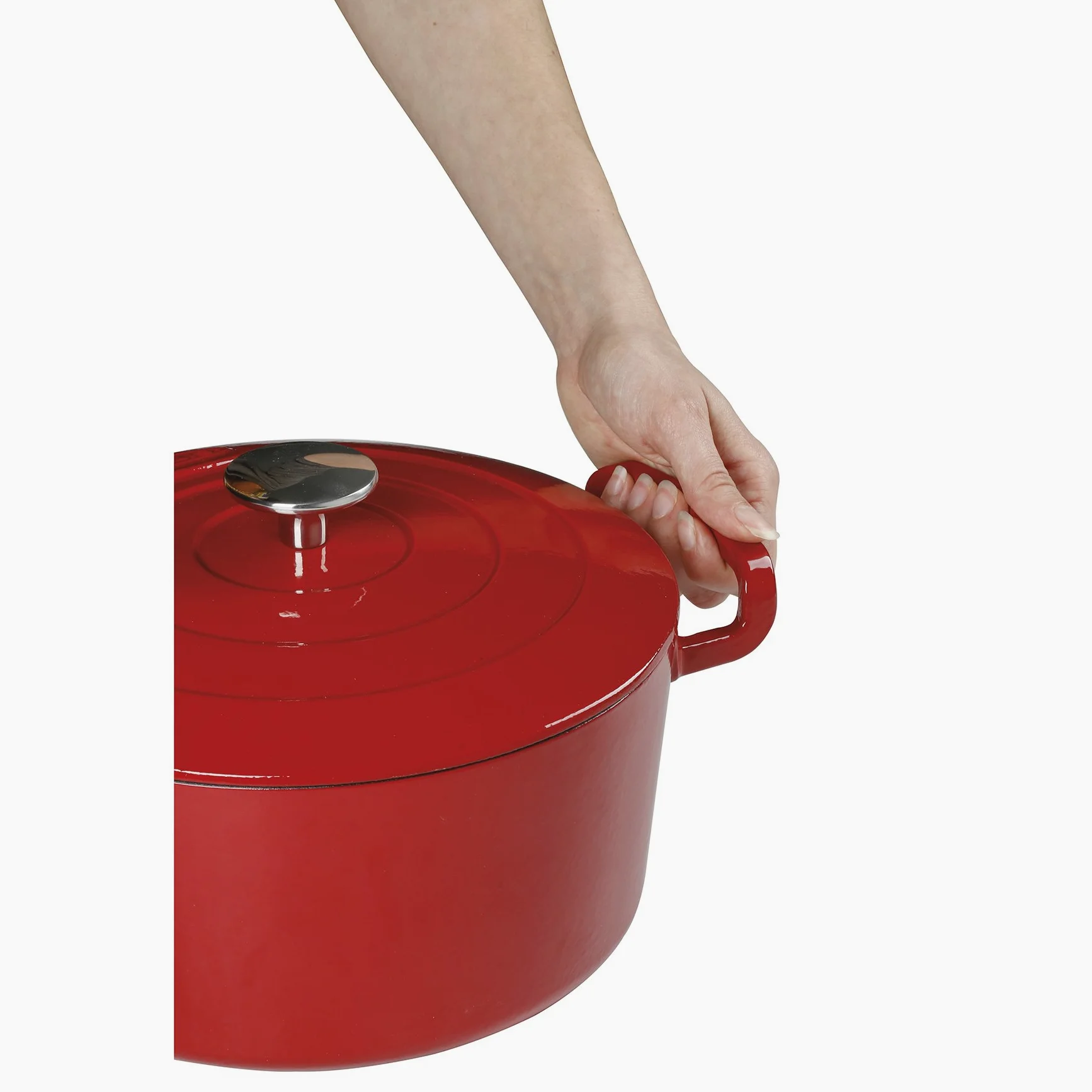 SITRAM Sitrabella Cocotte, Hierro, Rojo, 6,5 l