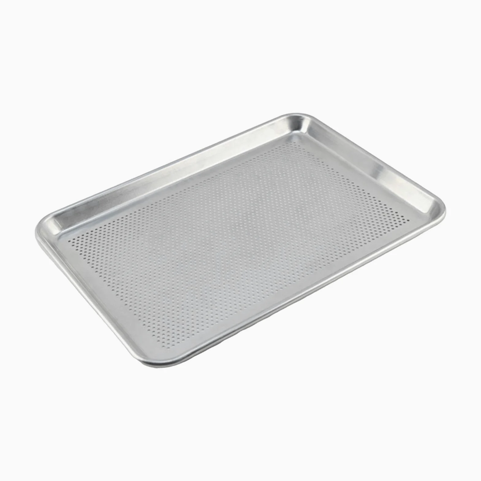 KESOTO Bandeja perforada para hornear, bandeja para galletas, bandeja para Pizza para horno para asar, 46x33cm