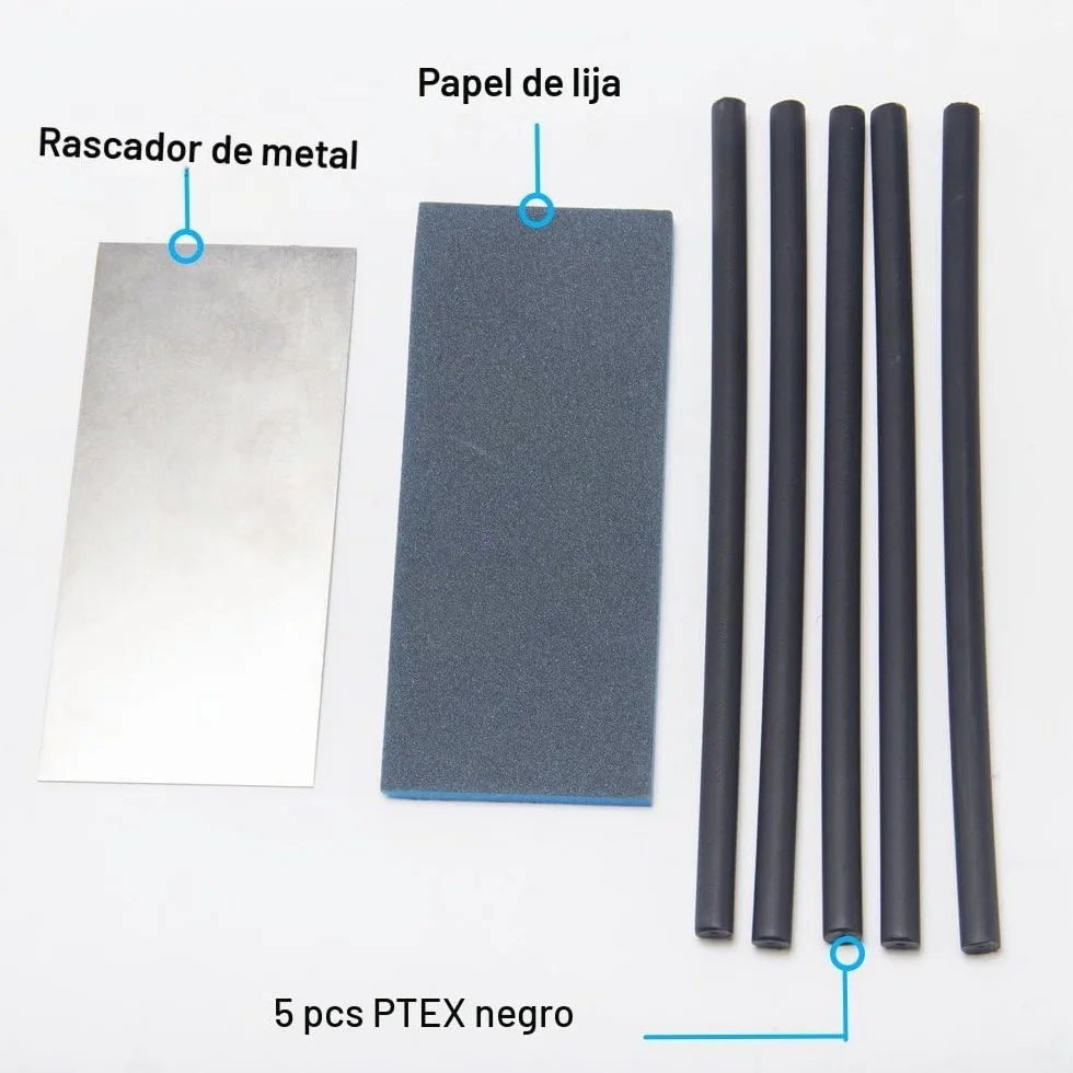 XCMAN Kit de Reparación de Base con Varillas de Polietileno para Snowboard y Esquís