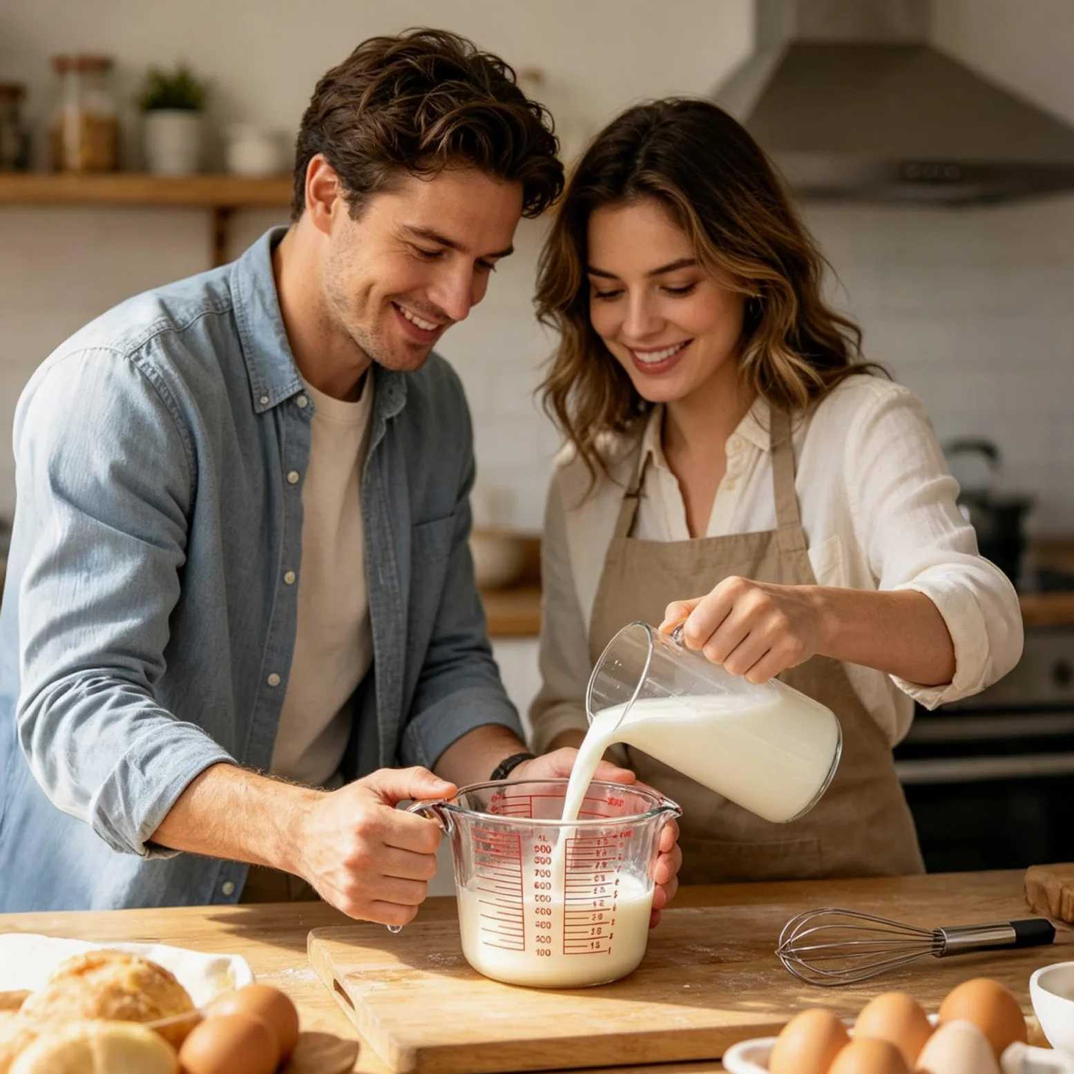 Vasos medidores de vidrio transparente portátil y | Contenedor de medición de líquidos para preparar comidas, cocinar, hornear, cocina, hogar, casa, alimentos de interior