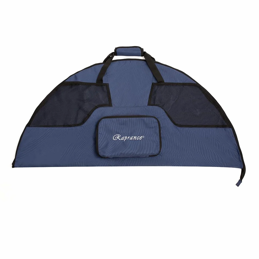 Raprance Bolsa de vadeador, cambiador con ventilación de malla, organizador plegable de equipo al aire libre para pesca y caza