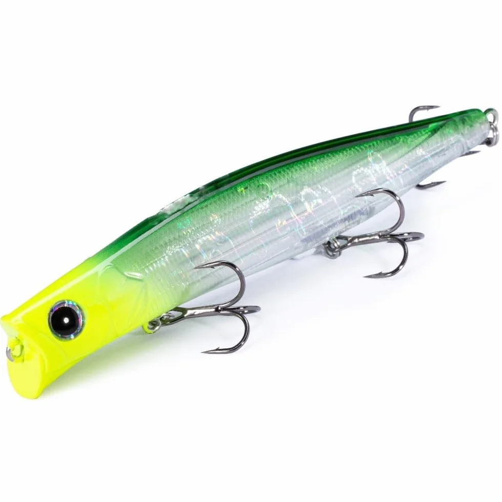 Señuelo de Agua 20g Cebo de Superficie Flotante para Pesca de Mar Lucio Bass 124mm