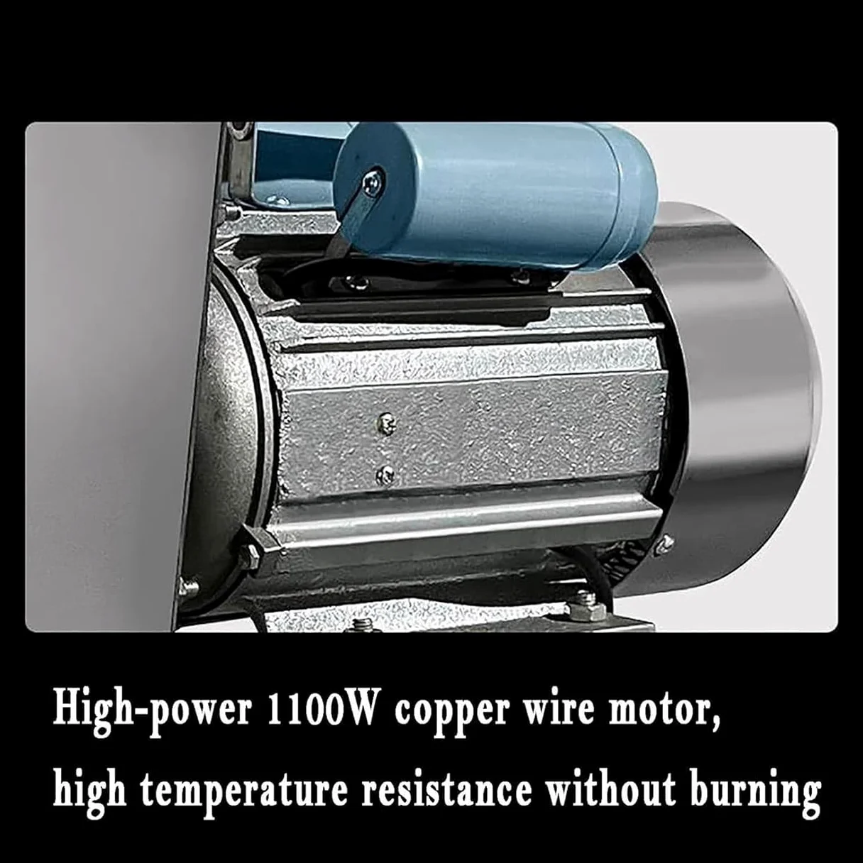 1100w Prensador De Papas De Acero Inox, Prensador De Papas Eléctrico Comercial, Prensa De Alimentos, Frutas Picadora De Verduras, Con Eje De Molienda De Precisión Y Engranaje, Rendimiento 100-200Kg/H