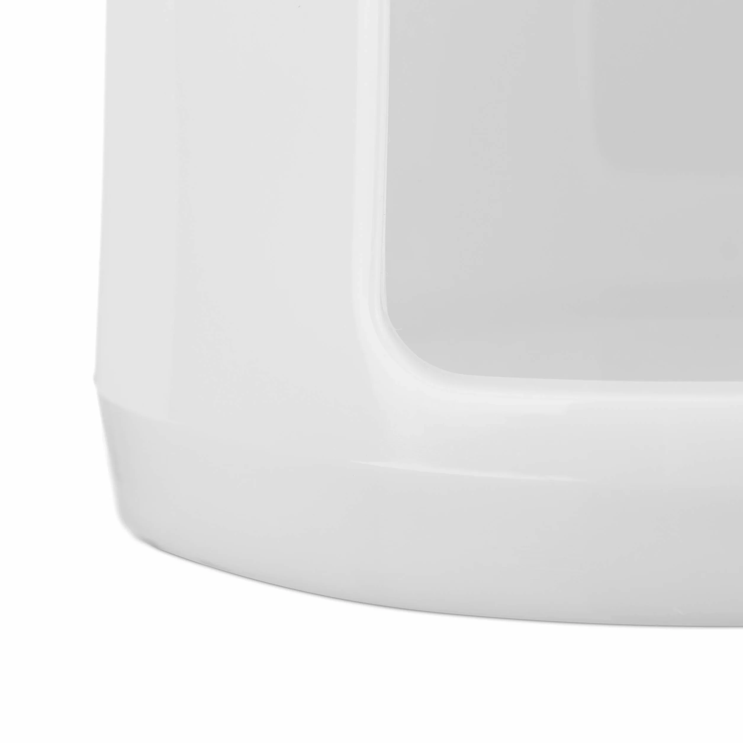 Relaxdays Pack de 2 Dispensadores Algodón con Tapa, 20 x 7 cm Acrílico, Blanco