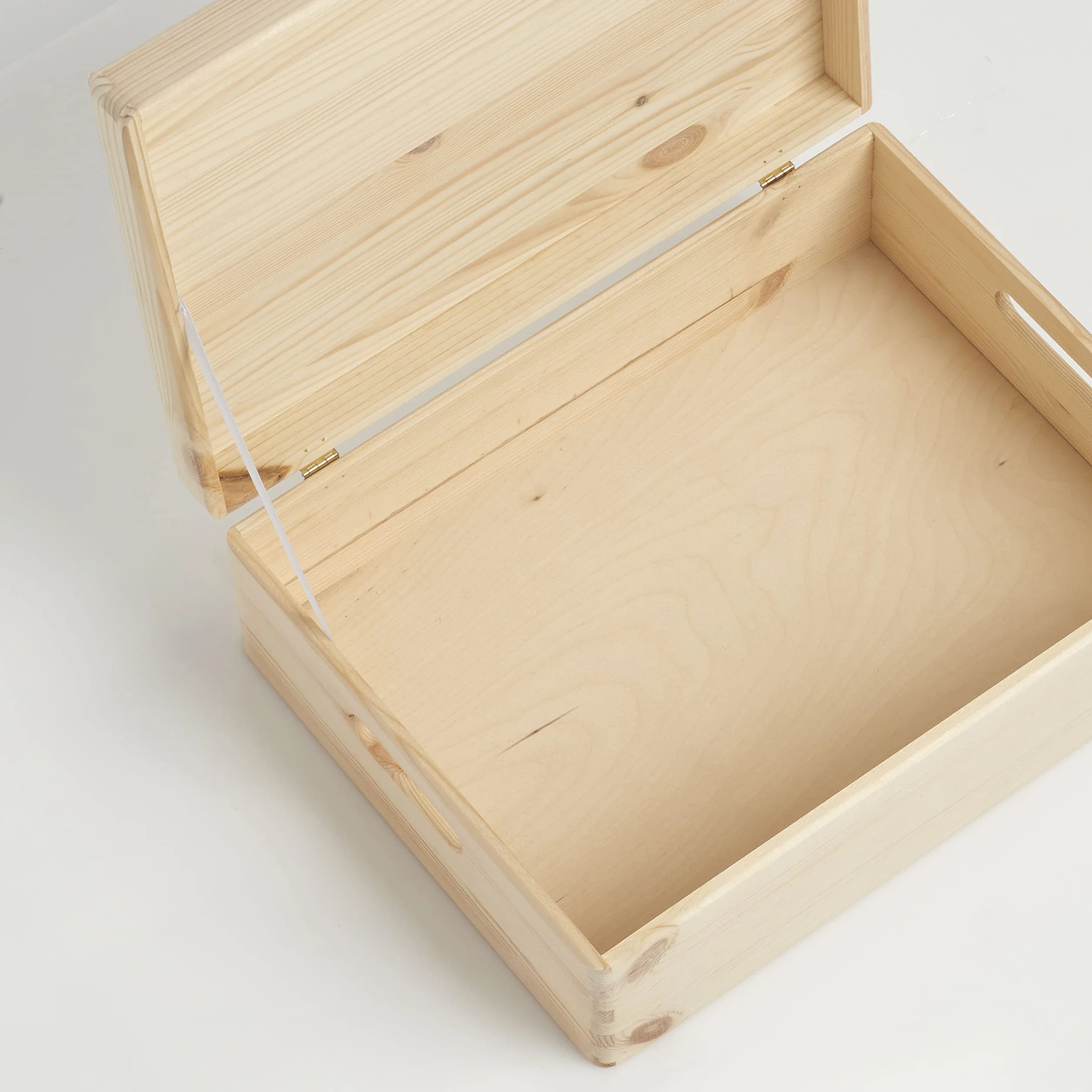 Zeller 13151 Caja Multiusos con Tapa, Madera, Marrón, 40x30x14 cm