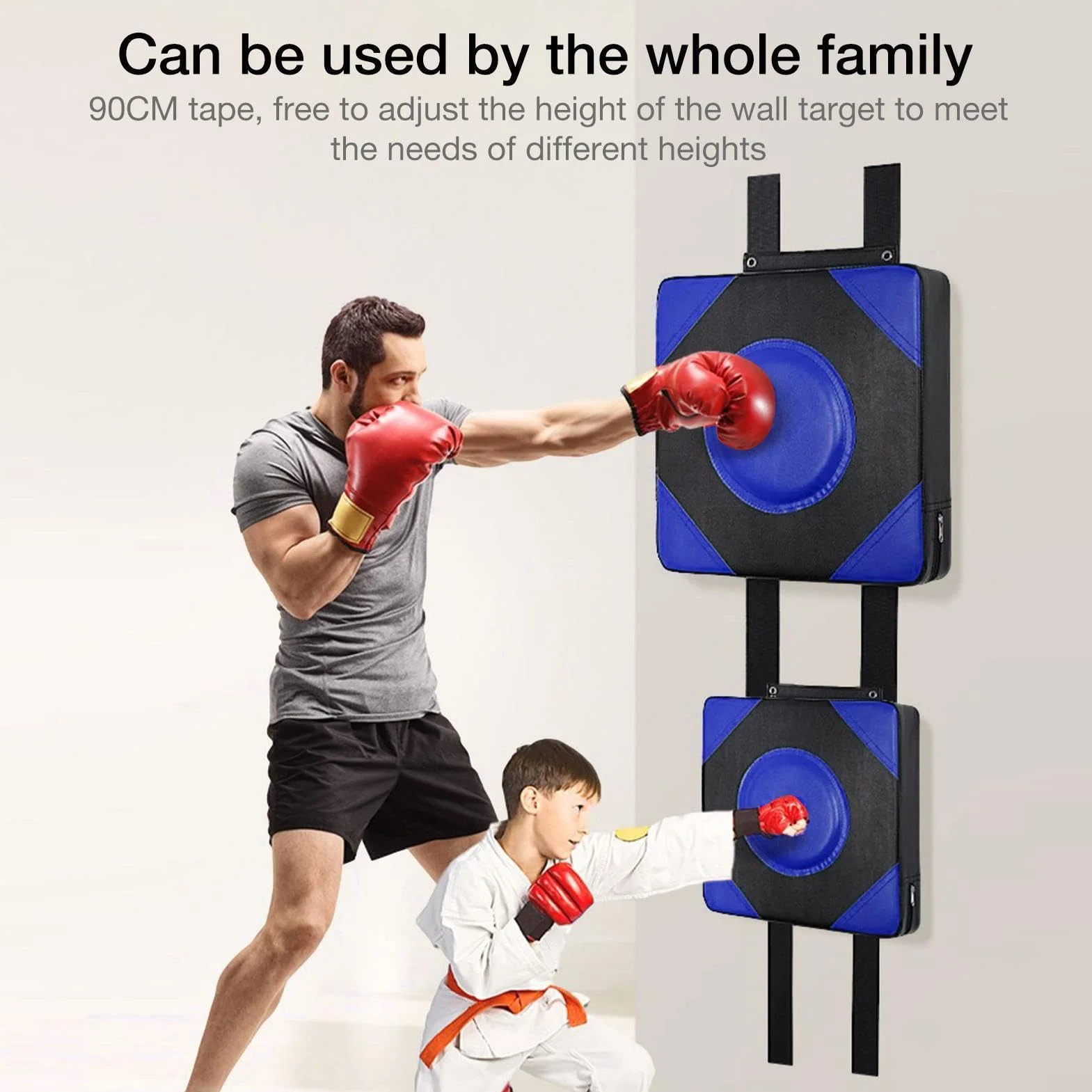 Almohadilla de Boxeo para Pared, Saco de Boxeo Montado, Objetivo de Entrenamiento de Cuero PU