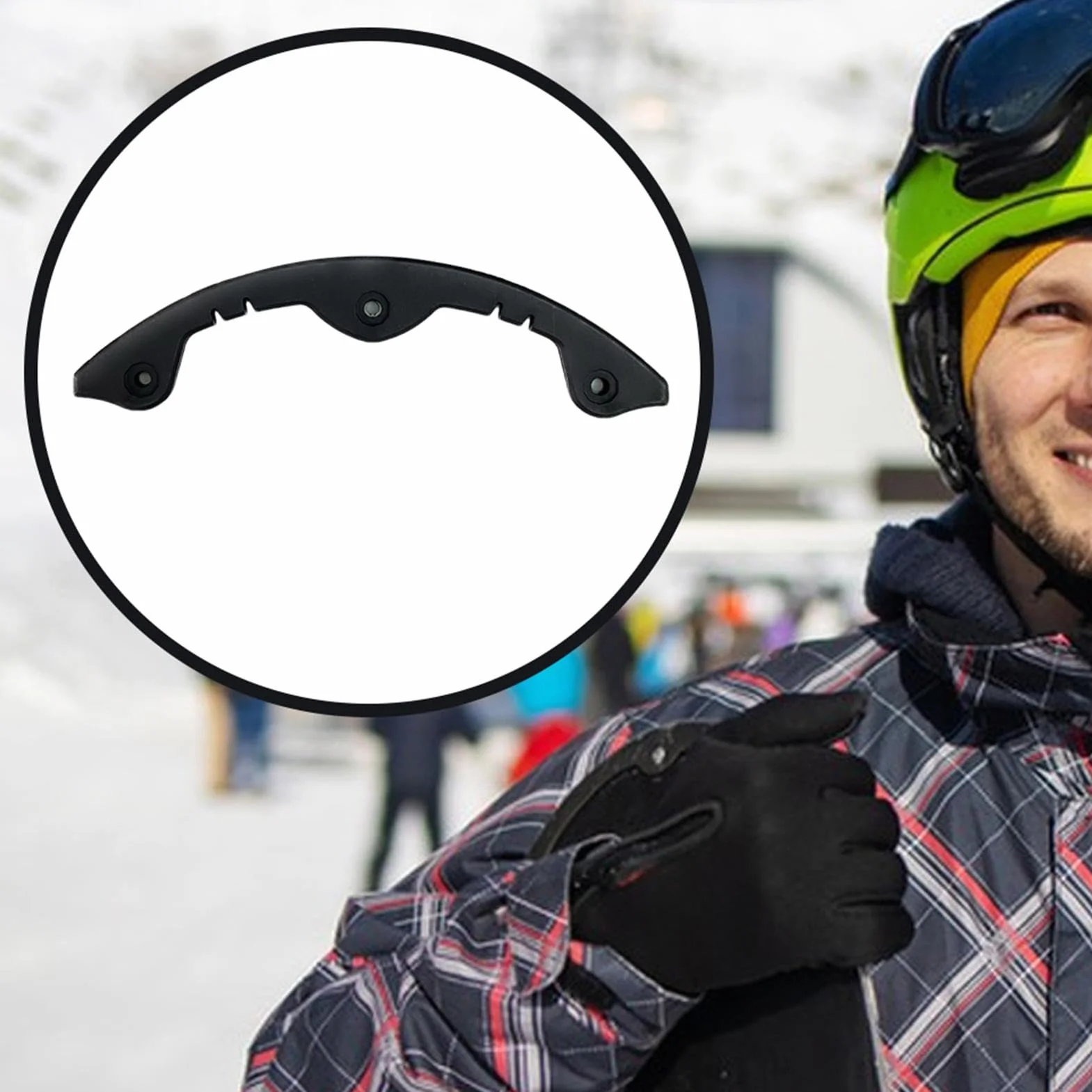 Barra de protección para tabla de snowboard, tira anticolisión, protector de nariz para longboard