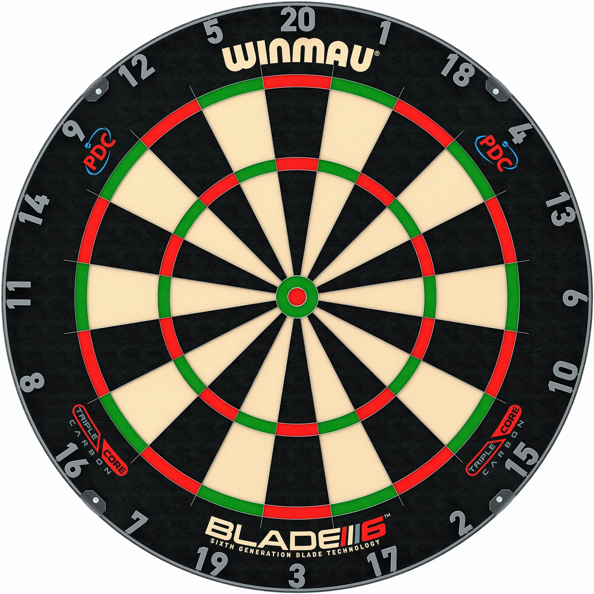 WINMAU Blade 6 Series Professional Bristle Dartboard