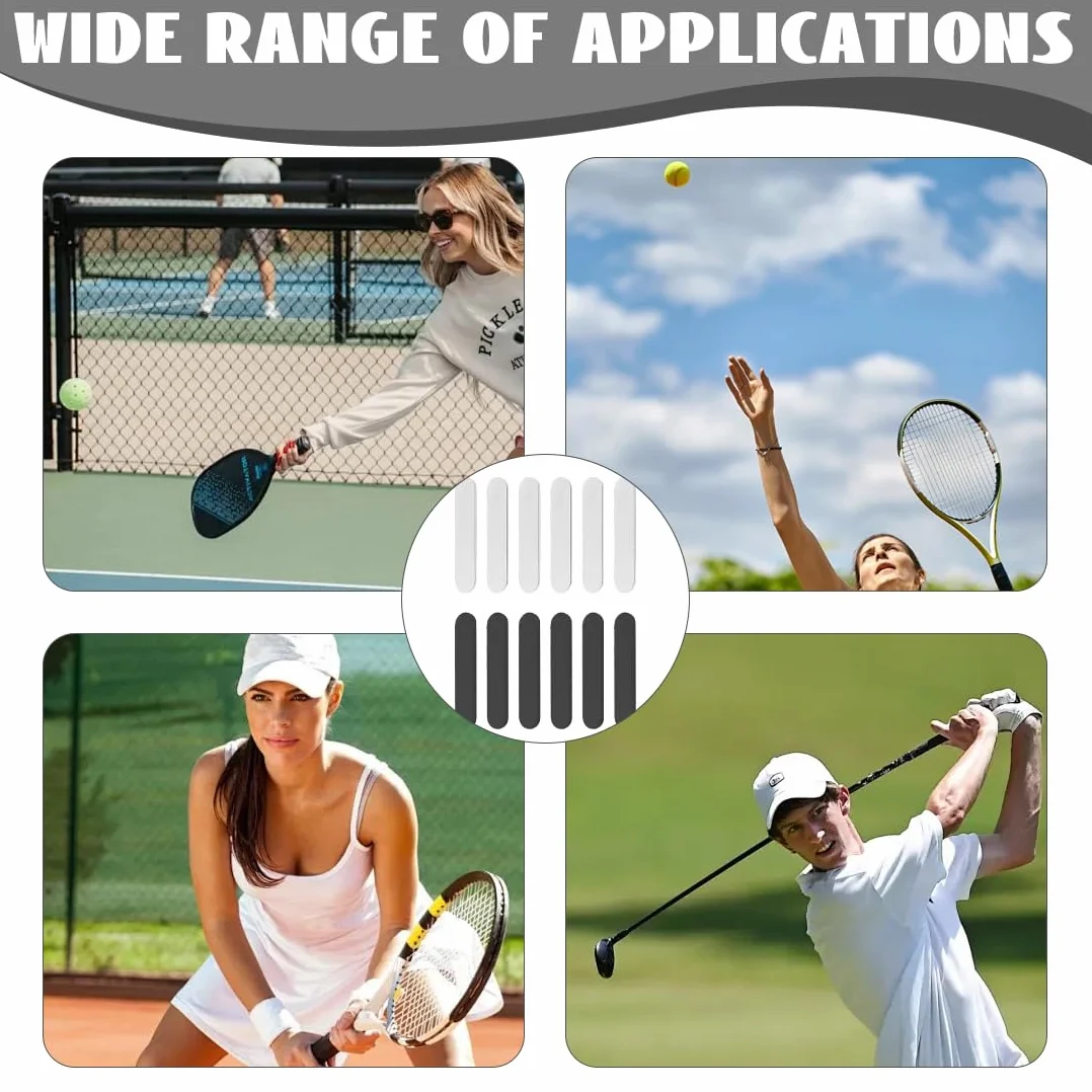 Cinta De Plomo Adhesiva De Tenis 12 Pcs 3G Golf Paleta Pickleball Protección Borde Contrapeso