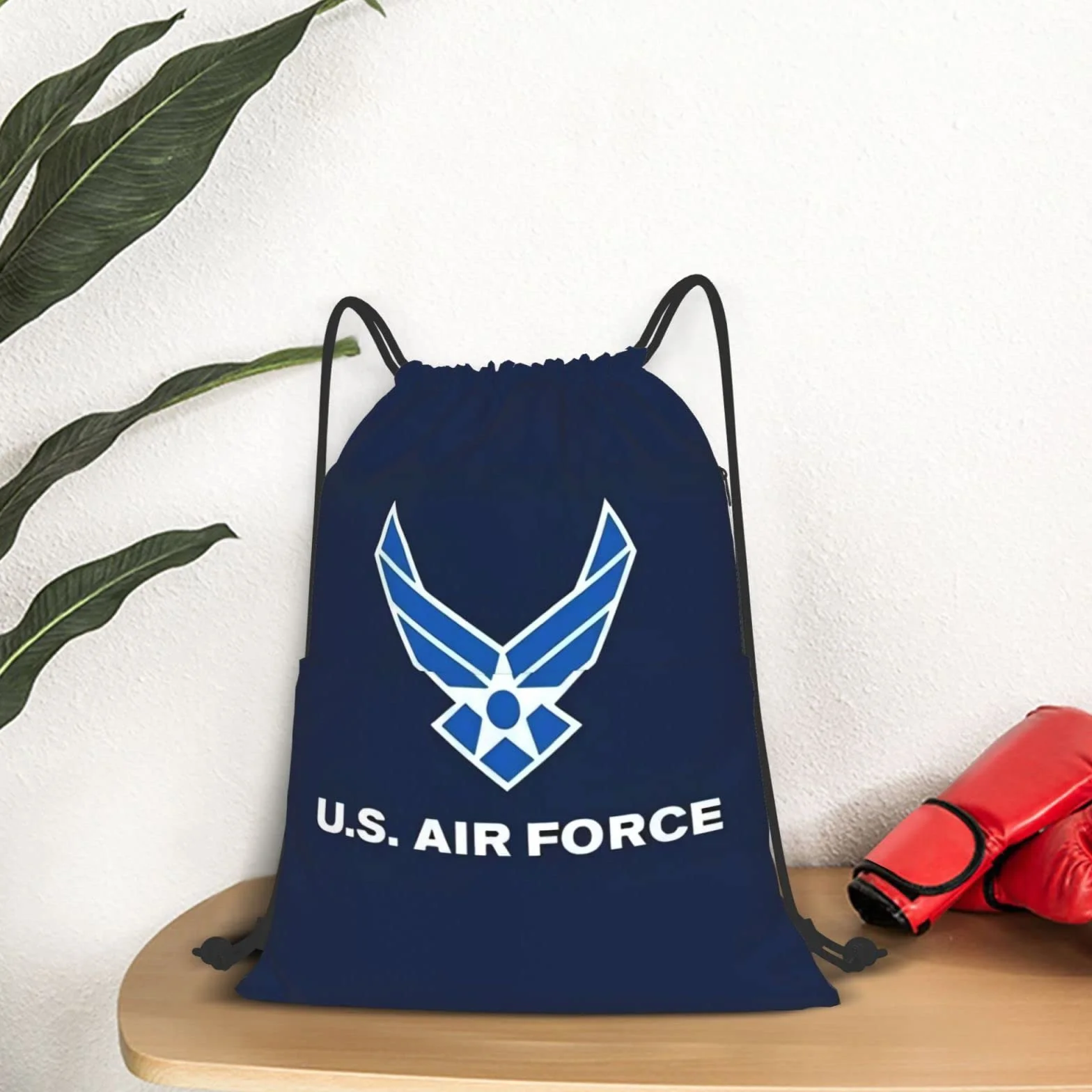Air Force Military Flag Mochila Bolsa Deporte Gimnasio Saco con Cordón
