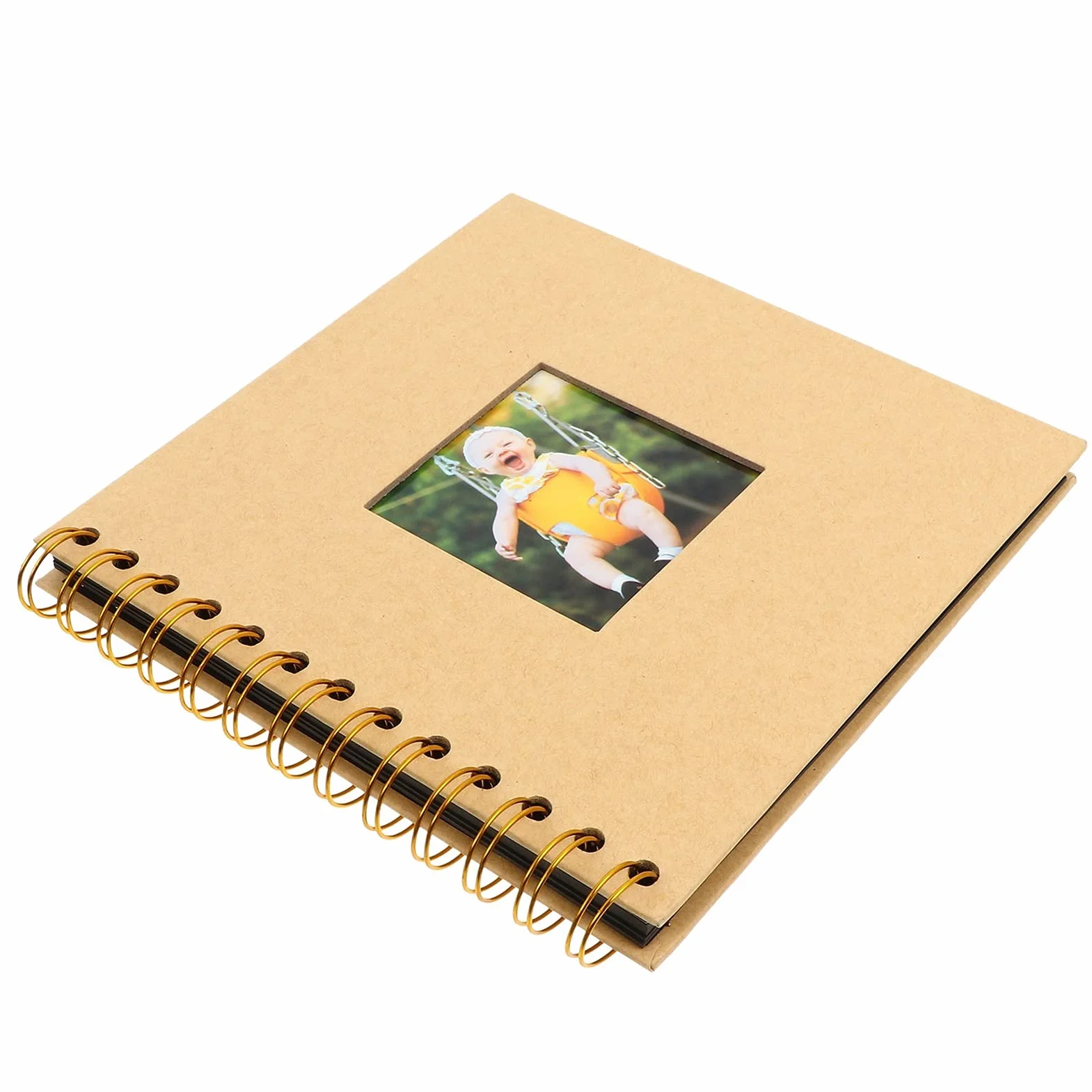 Álbum de fotos Creative Photo Album Página Scrapbook Photo Album Memory Book Libro de visitas 20 Páginas for Aniversario Boda Viajar Baby Shower, etc. Album Fotos (Color : Negro)