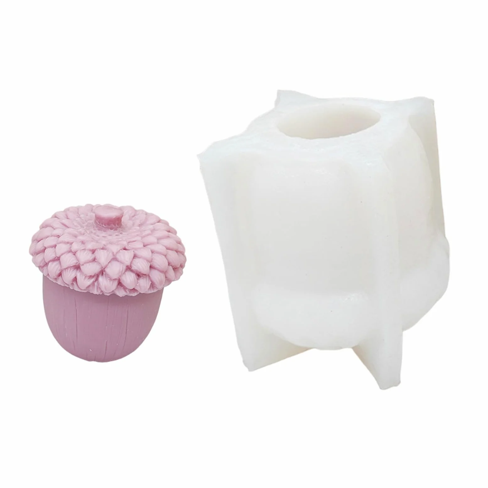 Piñas de pino, moldes de velas, forma de piña, molde de silicona, moldes para velas perfumadas, yeso para decoración del hogar, molde de silicona, piñas de pino, arcilla, fabricación artesanal