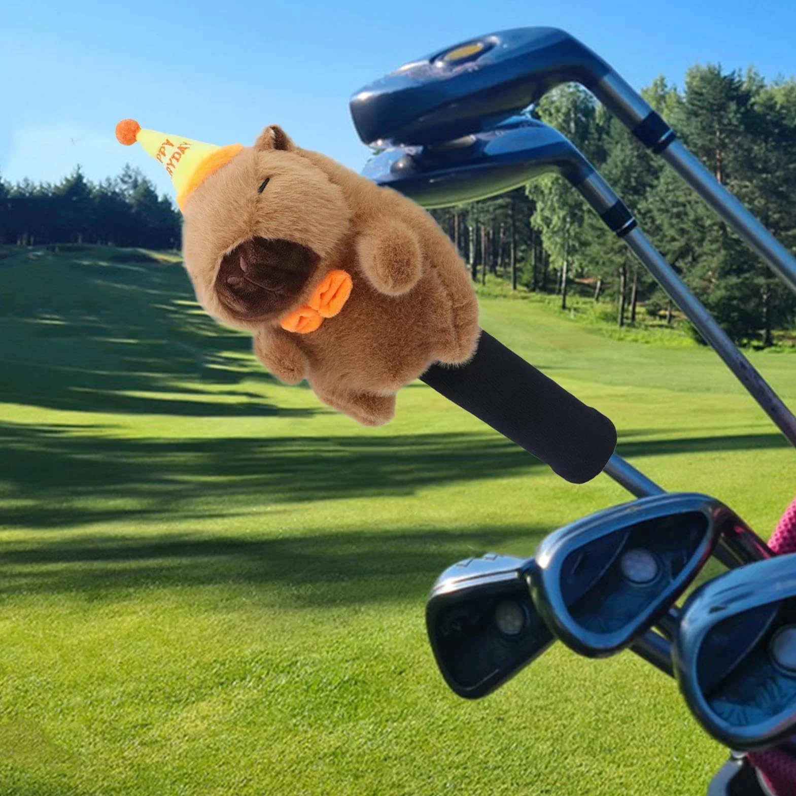 Funda para de Golf Fundas de Peluche Animal Equipo de Protección Putting Green